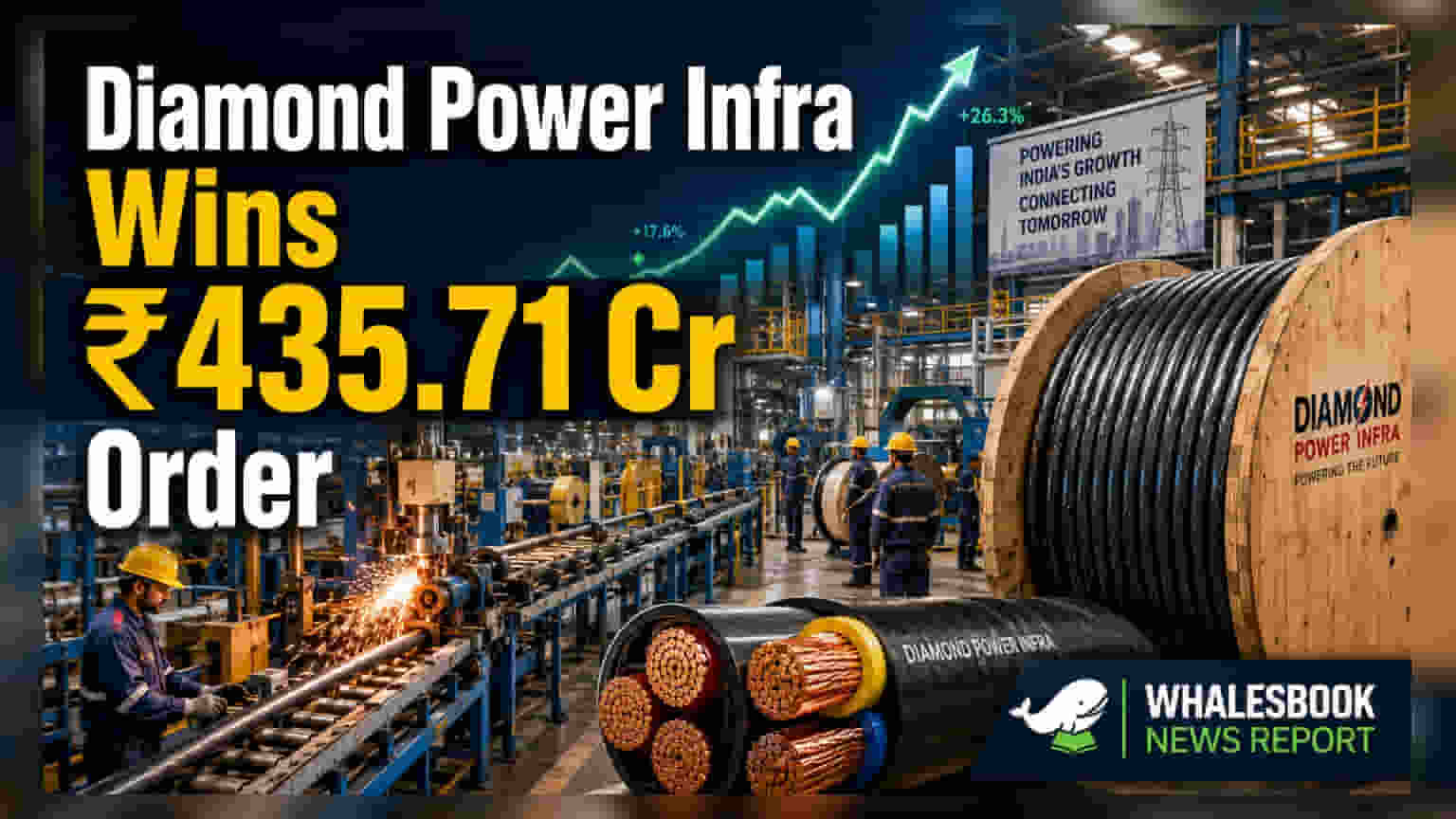 Diamond Power Infrastructure Secures ₹435.71 Crore Data Center Cable Order