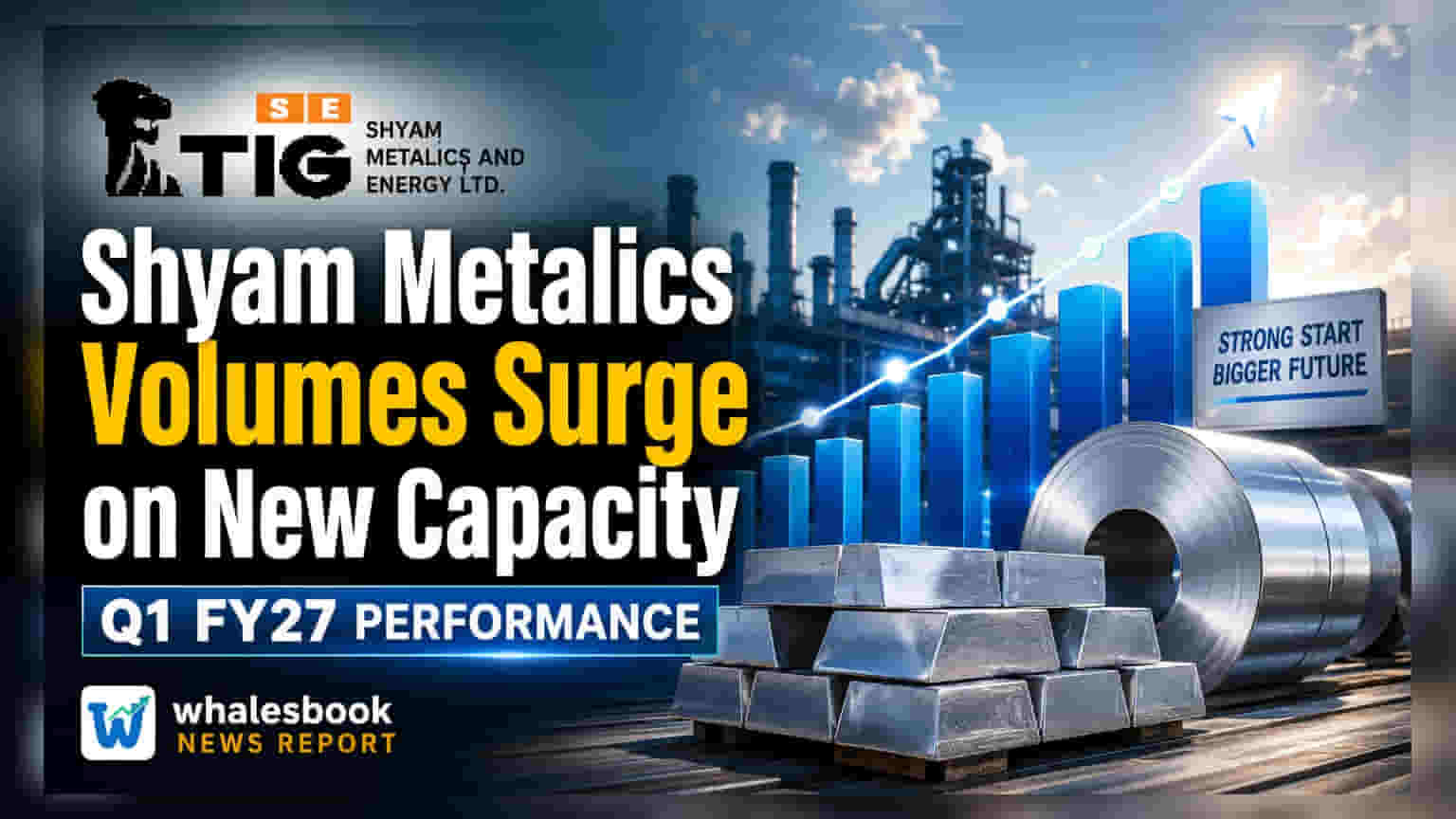 Shyam Metalics के शेयर बम्पर उछाल पर! नए प्लांट से उत्पादन बढ़ा, निवेशकों की बल्ले-बल्ले