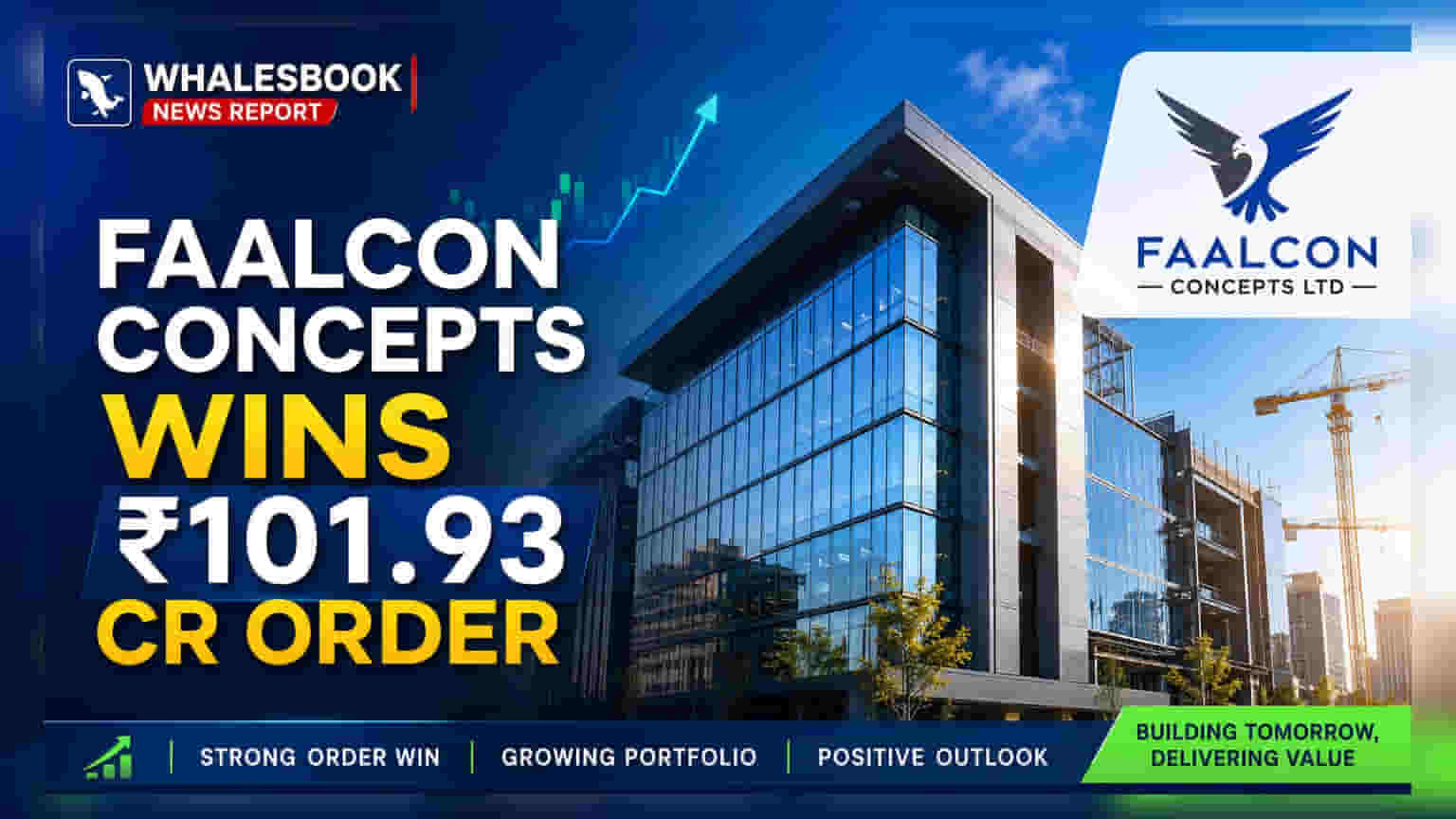 Faalcon Concepts નો મોટો ઓર્ડર: ₹101.93 કરોડના કામકાજ માટે કોન્ટ્રાક્ટ મળ્યો