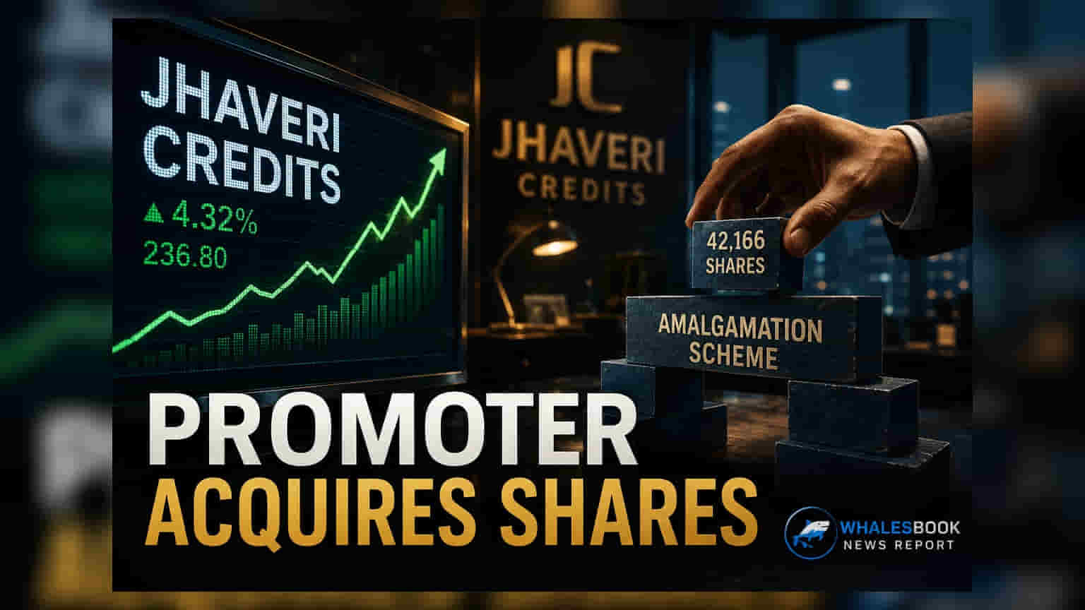Jhaveri Credits: Promoter Group Acquires 42,166 Shares Via Amalgamation