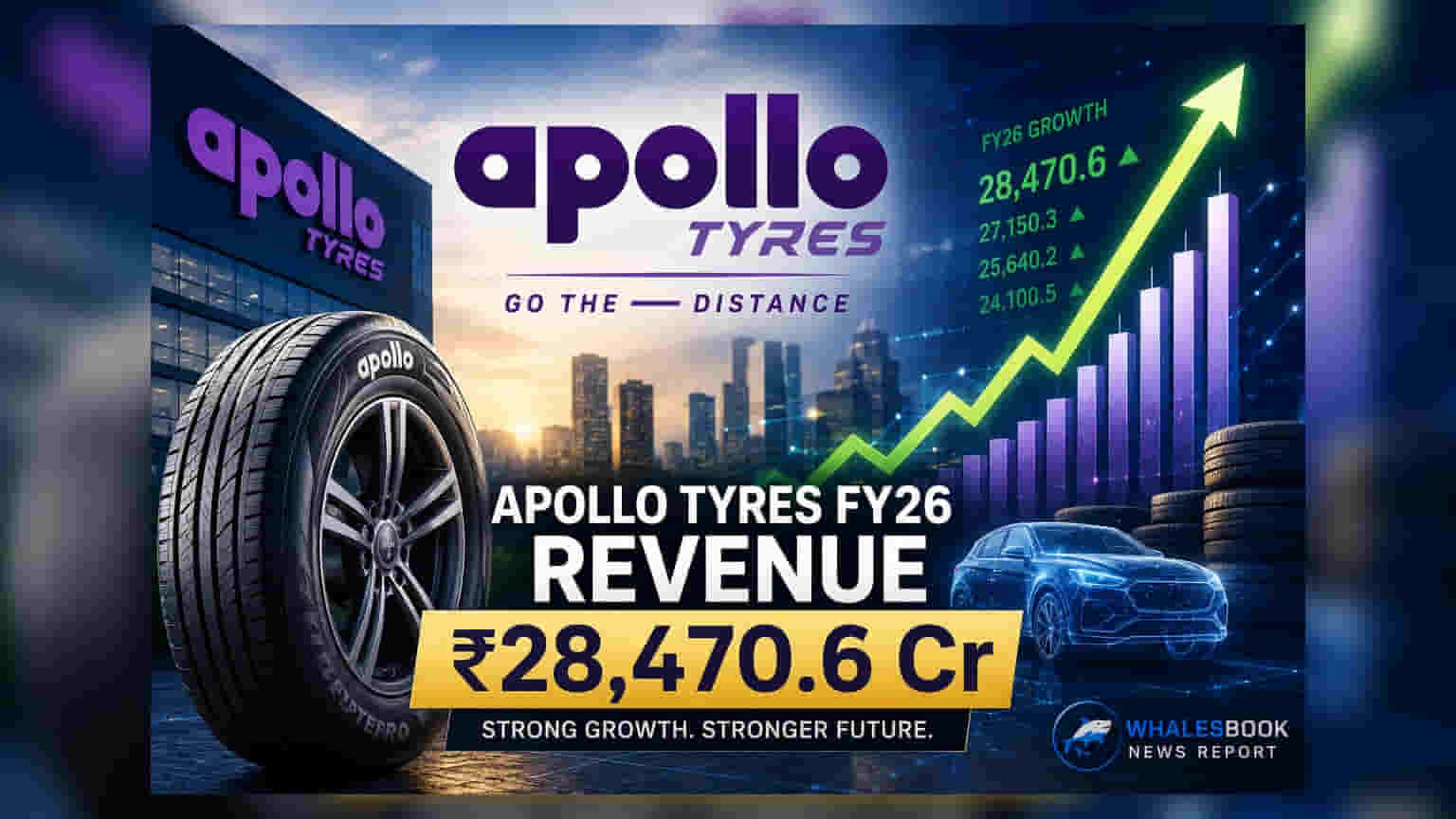 Apollo Tyres Reports FY26 Consolidated Revenue of ₹28,470.6 Crore, Recommends Dividend