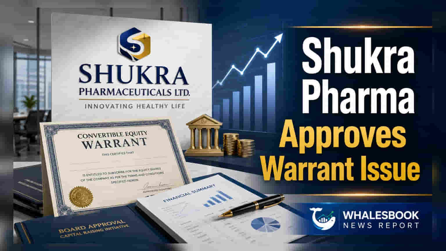 Shukra Pharmaceuticals: प्रमोटर्स को मिलेंगे 46 लाख से ज़्यादा वॉरंट्स, EOGM में मिली मंज़ूरी