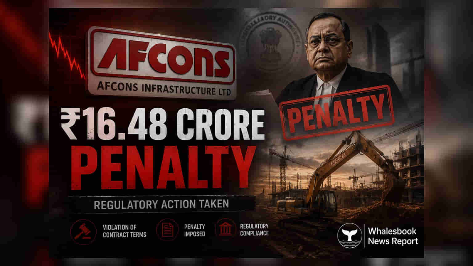 Afcons Infrastructure Share: ₹16.48 કરોડનો દંડ ફટકારાયો, કંપની કરશે અપીલ