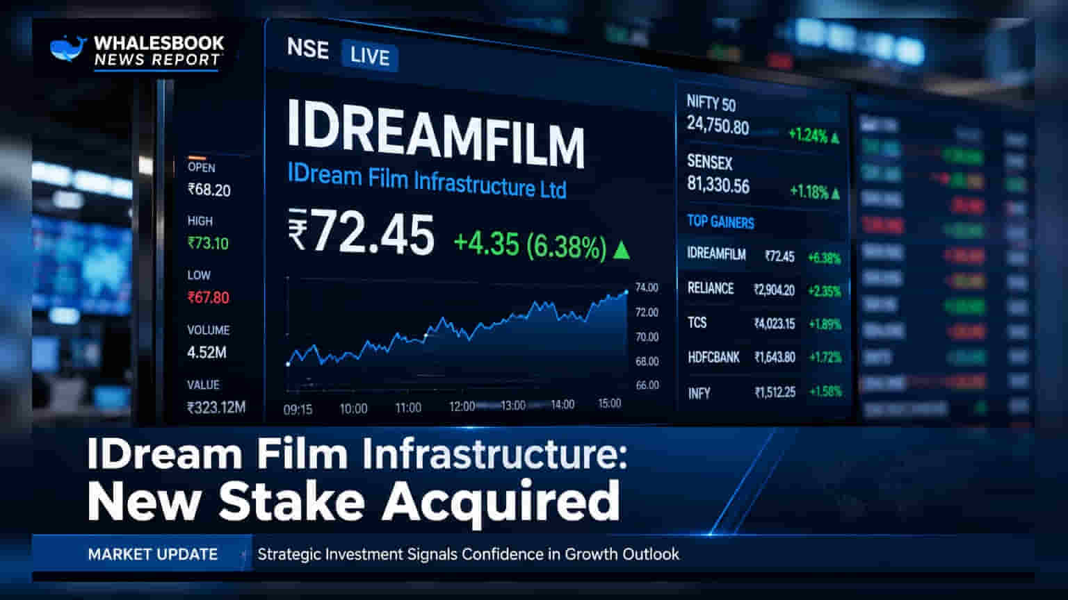 IDream Film Infrastructure: નરેન્દ્ર પાલ યાદવે ખરીદ્યા **8,43,007** શેર, કંપનીનું ઇક્વિટી બેઝ અનેકગણું વધ્યું