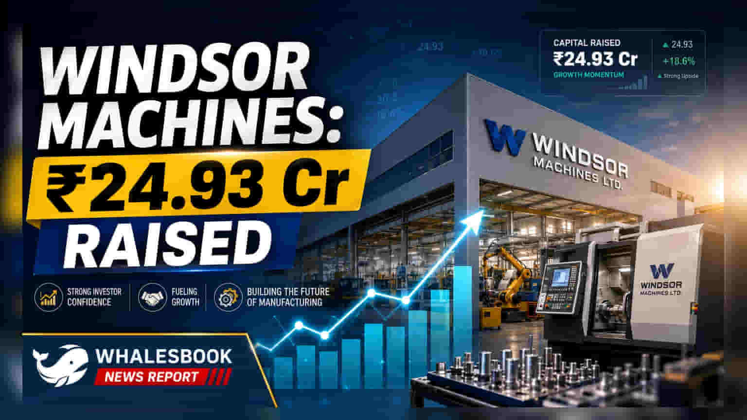 Windsor Machines: ₹24.93 कोटी उभारले! शेअरधारकांसाठी खुशखबर