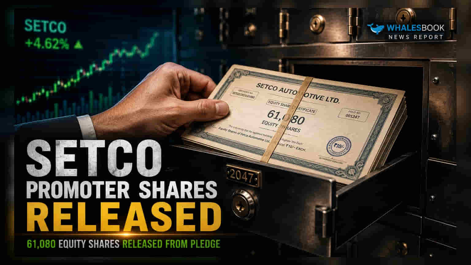Setco Automotive: கடன் அடைபட்டதால் ப்ரோமோட்டர் வெளியிட்ட பங்குகள்!