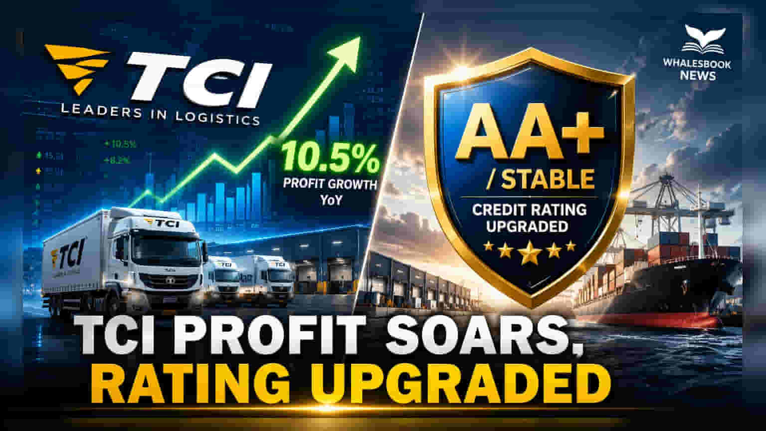Transport Corporation of India Share: કંપનીના નફામાં **10.5%** નો વધારો, ક્રેડિટ રેટિંગમાં પણ સુધારો