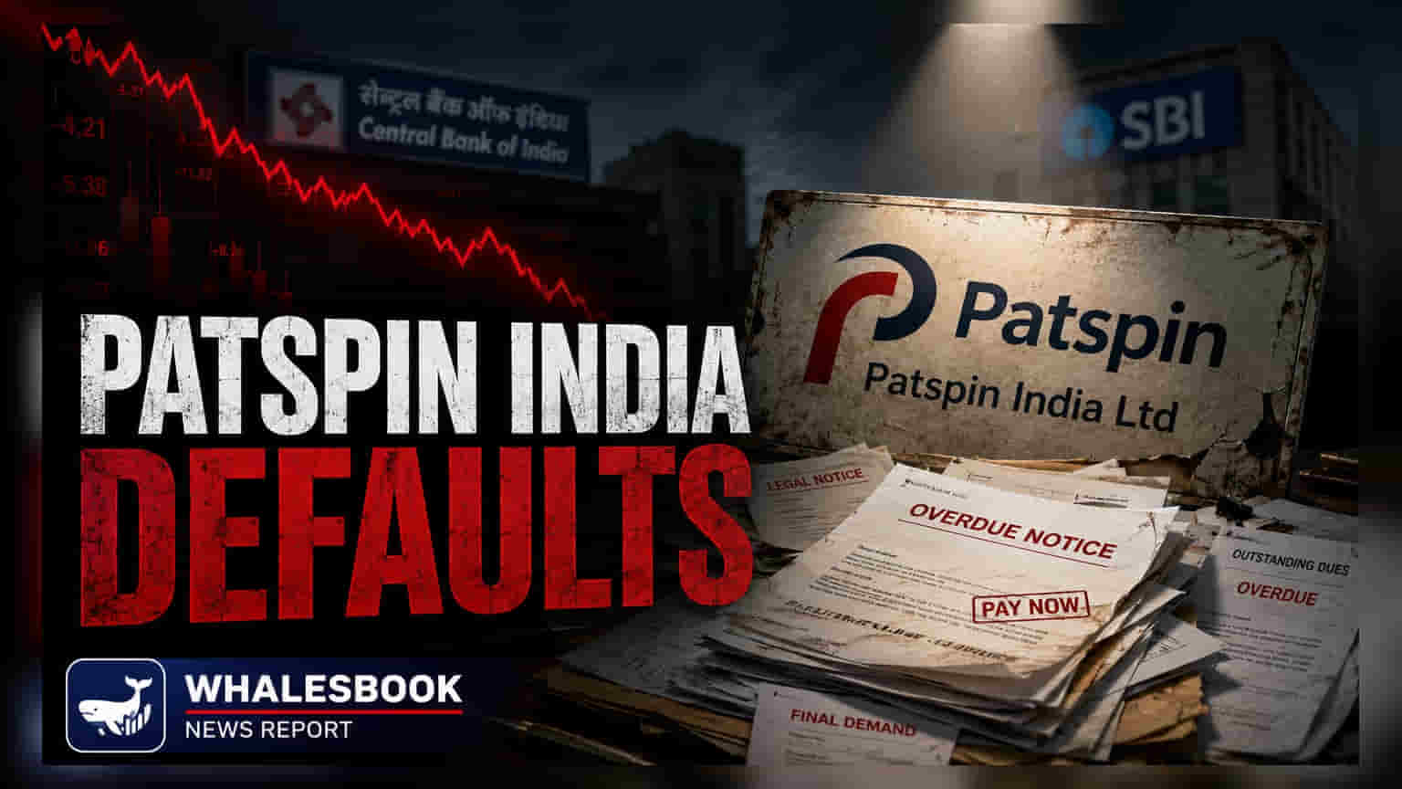 Patspin India Defaults on ₹29.33 Crore Loan Payments to Central Bank, SBI