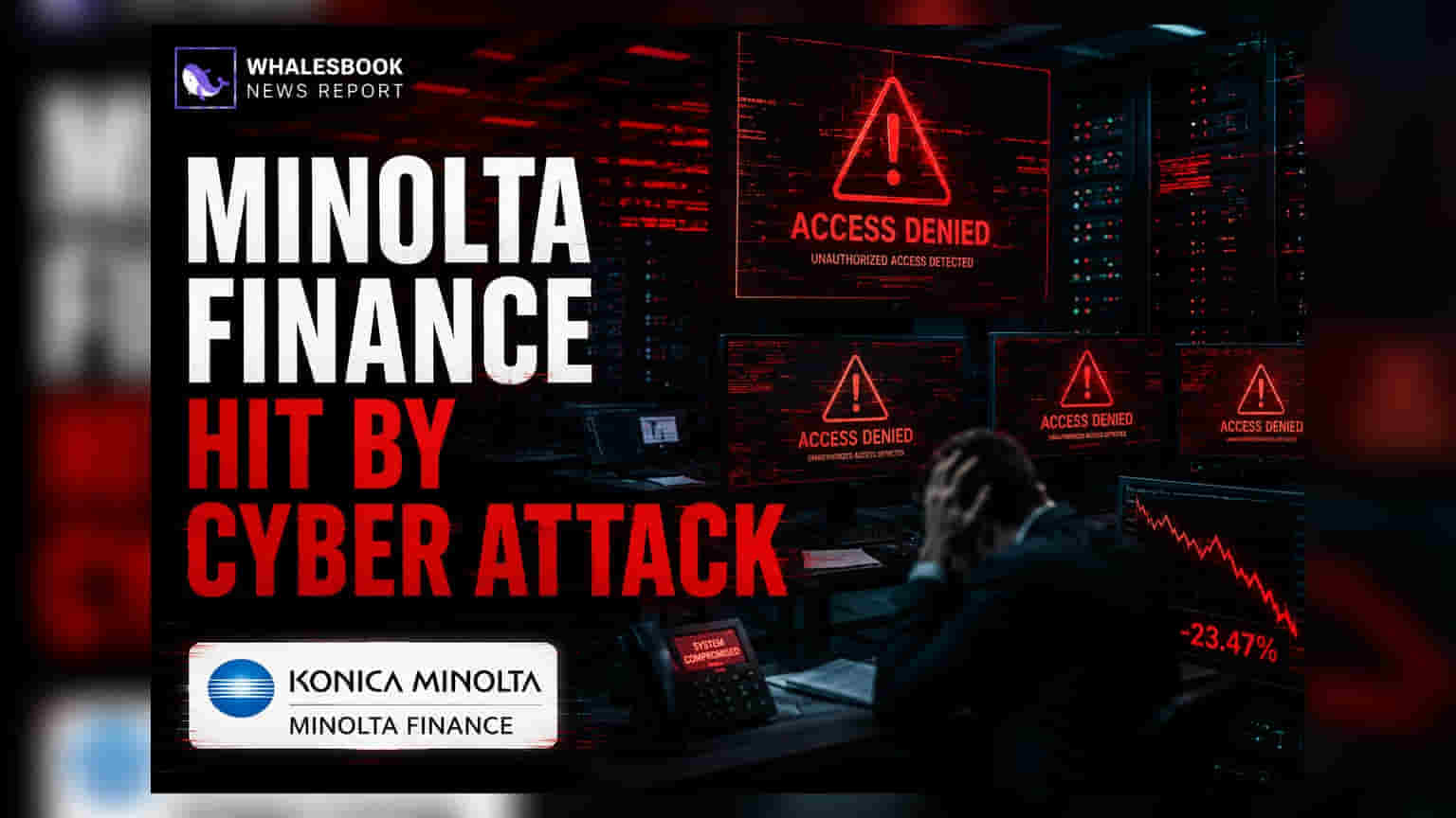 Minolta Finance पर साइबर हमला! सर्वर हुए ठप, डेटा का भारी नुकसान