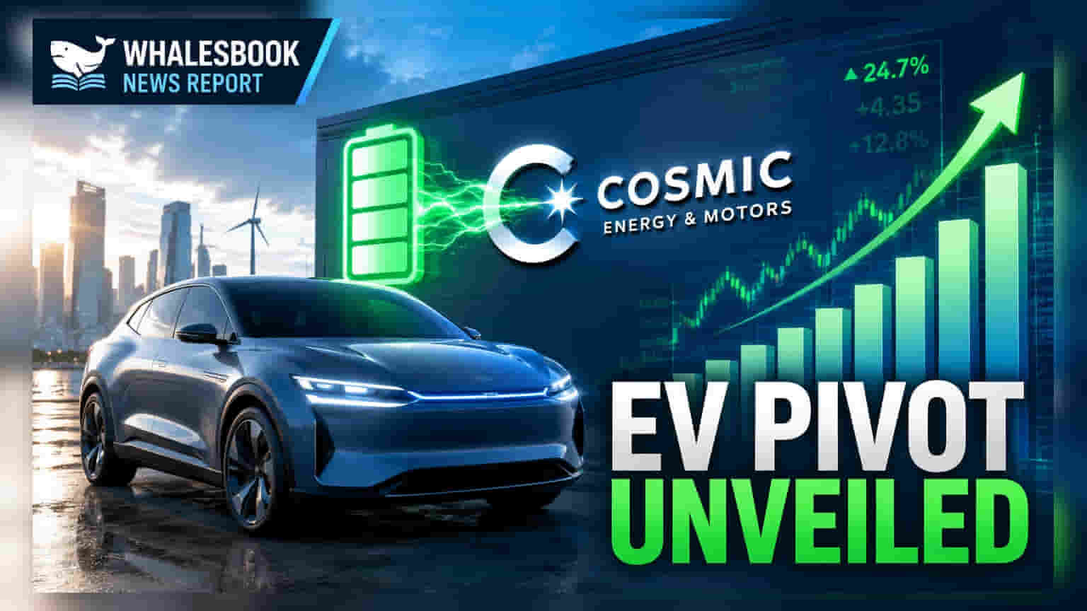 Shashank Traders चे मोठे पाऊल: आता EV आणि एनर्जी क्षेत्रात, नाव बदलून 'Cosmic Energy & Motors'