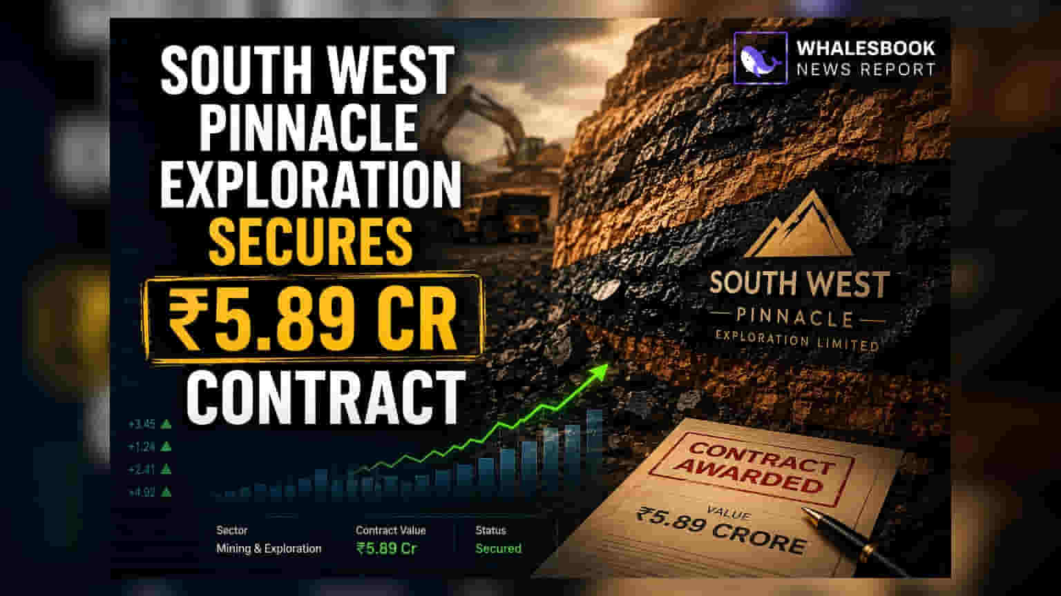 South West Pinnacle Exploration च्या हाती ₹5.89 कोटींचा कोल एक्सप्लोरेशन कॉन्ट्रॅक्ट!