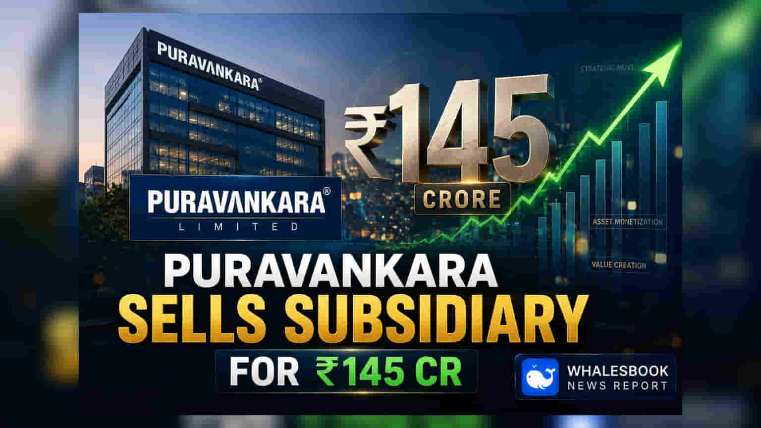 Puravankara: ₹145 ਕਰੋੜ ਵਿੱਚ ਸਹਾਇਕ ਕੰਪਨੀ ਵੇਚੀ, ਜਾਇਦਾਦ ਵੇਚਣ ਦਾ ਵੱਡਾ ਫੈਸਲਾ