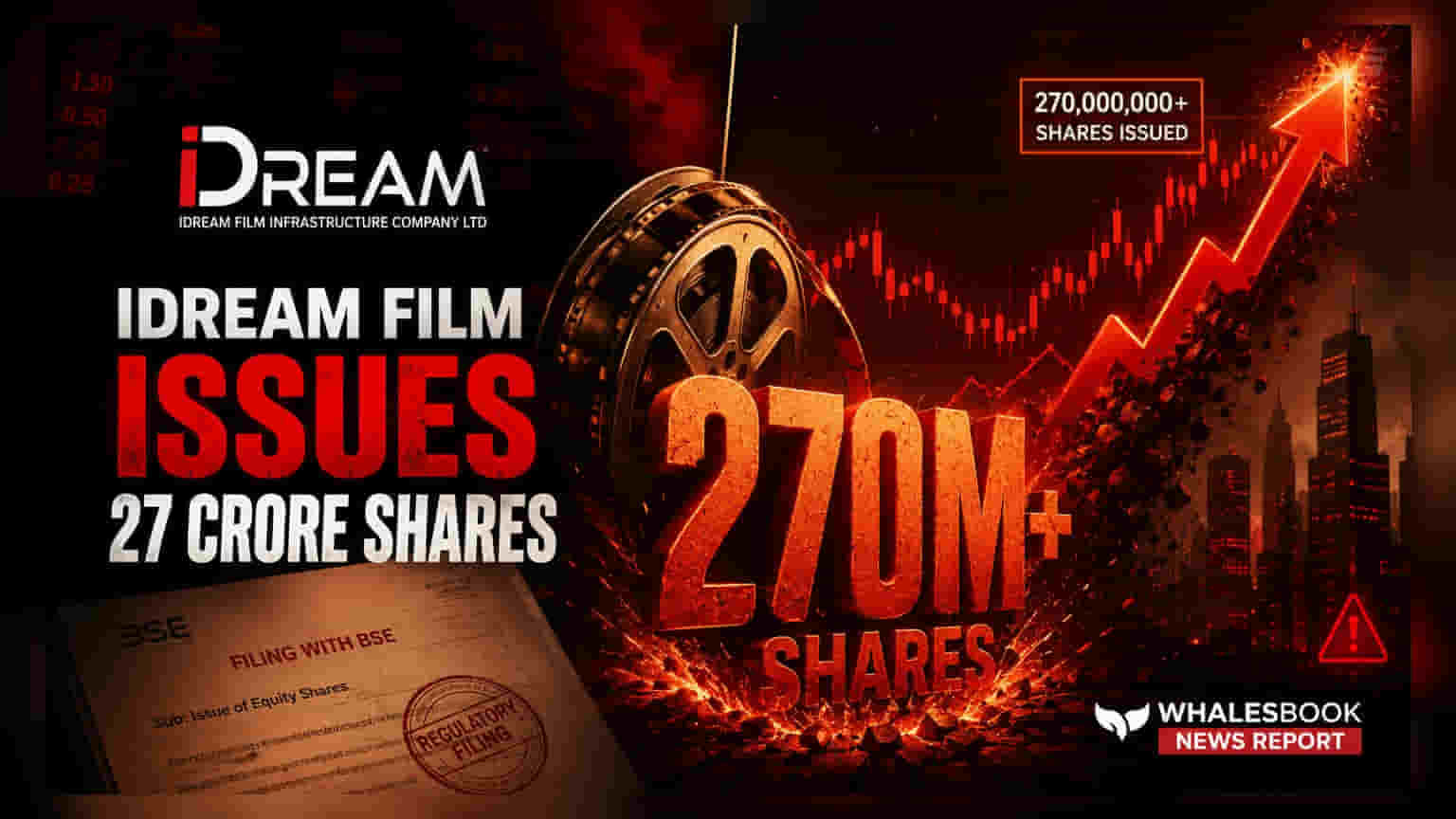 IDream Film Infrastructure: ਸ਼ੇਅਰਾਂ ਦੀ ਹੋਈ ਬੇਤਹਾਸ਼ਾ ਵੰਡ! ਮੌਜੂਦਾ ਨਿਵੇਸ਼ਕਾਂ ਦੇ ਹਿੱਸੇਦਾਰੀ ਵਿੱਚ ਭਾਰੀ ਕਮੀ