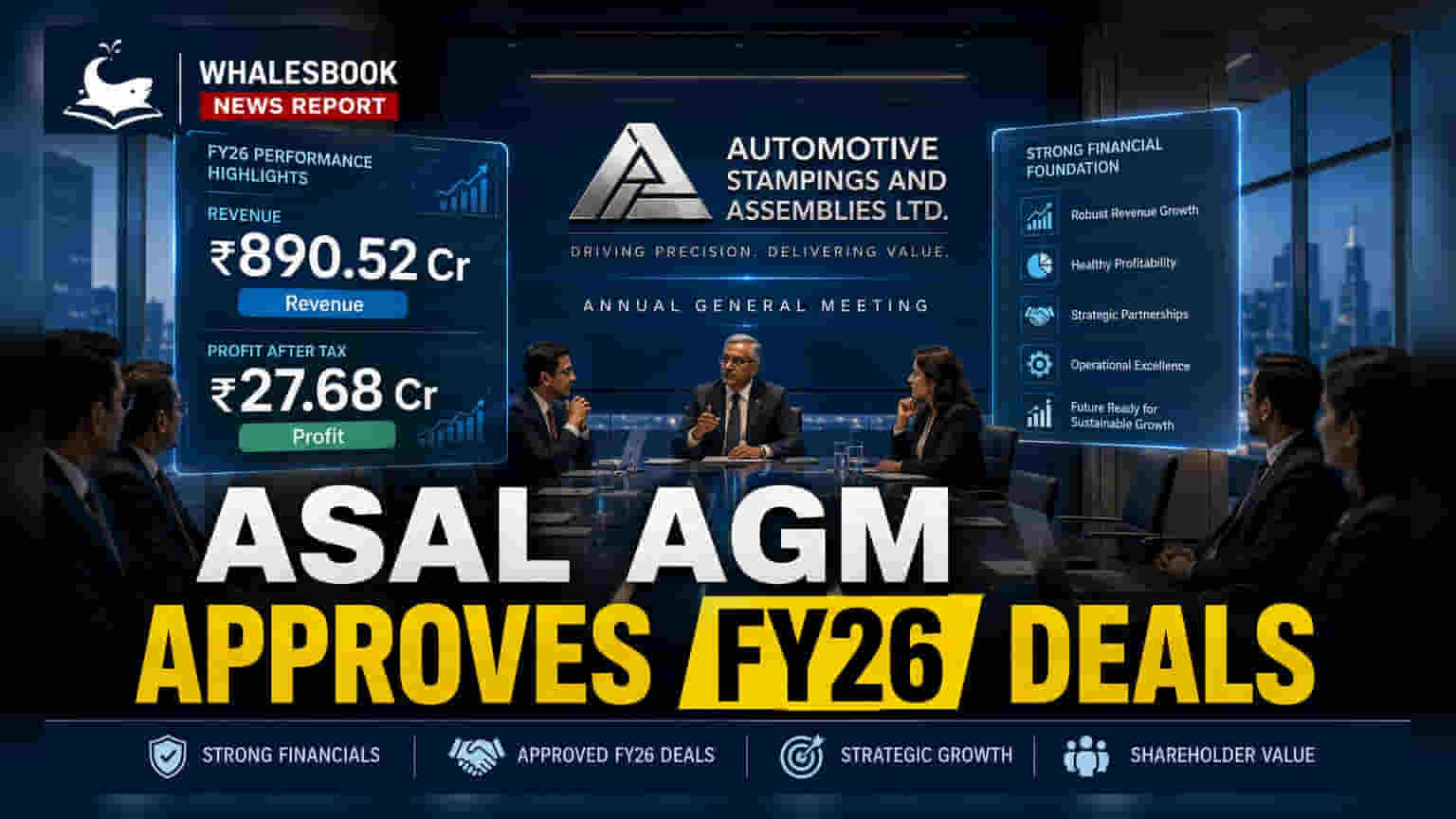 Automotive Stampingsagm: FY26ના પરિણામો અને Tata ગ્રુપ સાથેના સોદાઓને મંજૂરી