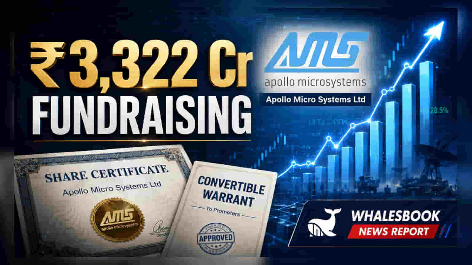 Apollo Micro Systems Plans ₹3,322 Cr Fundraising Via Equity, Warrants