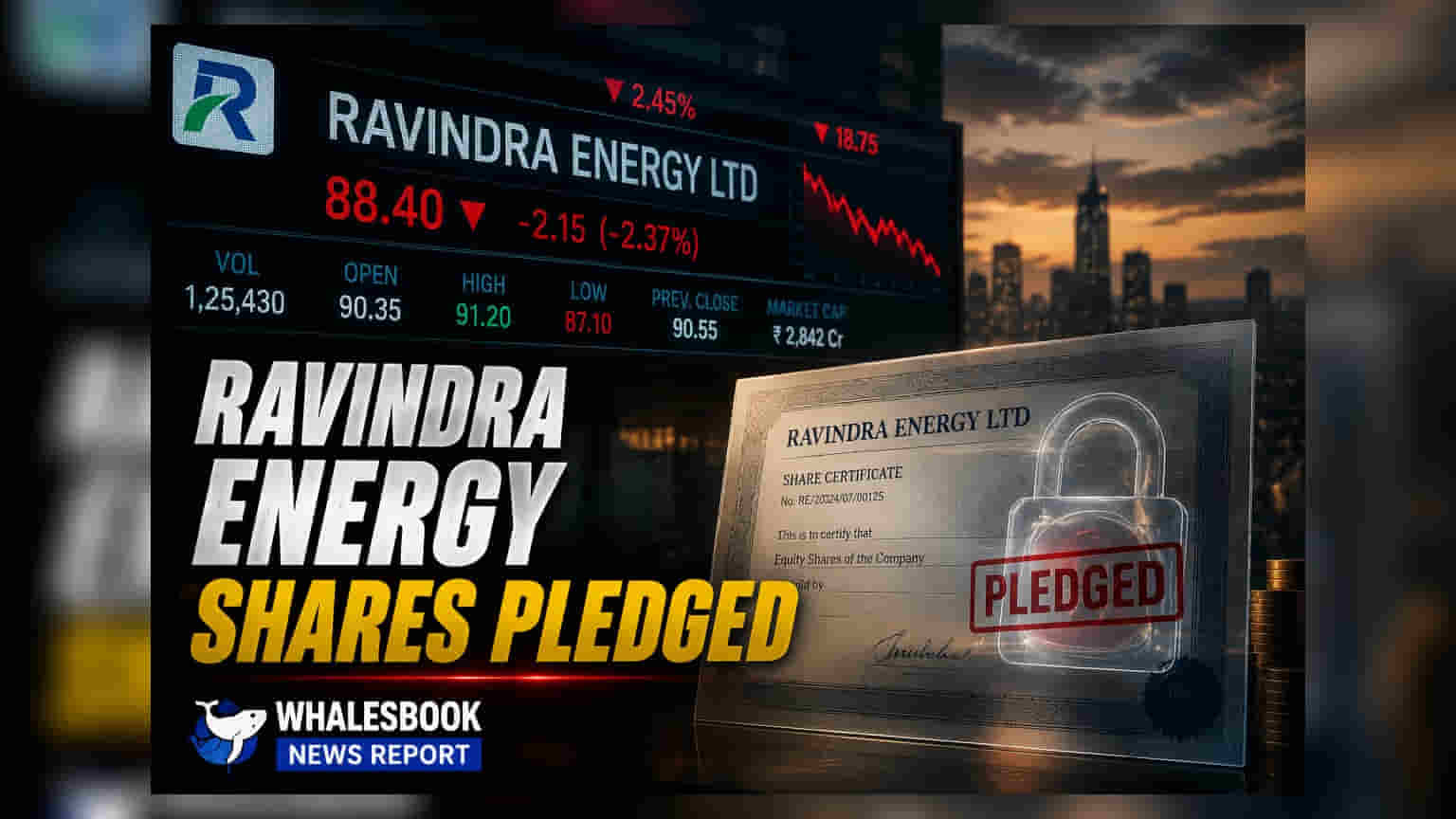Ravindra Energy Share: प्रमोटरने तारण ठेवले 70 लाख शेअर्स, कंपनीवर कर्जाचा बोजा वाढला