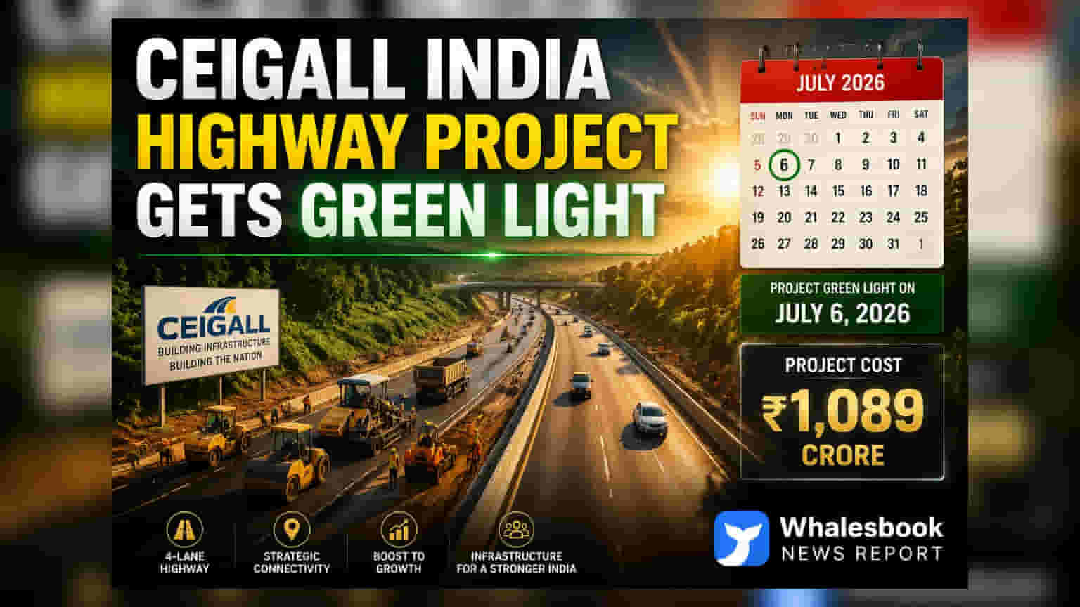 Ceigall India: ₹1,089 कोटींच्या महामार्ग प्रकल्पाला सुरुवात, शेअरहोल्डर्ससाठी आनंदाची बातमी!