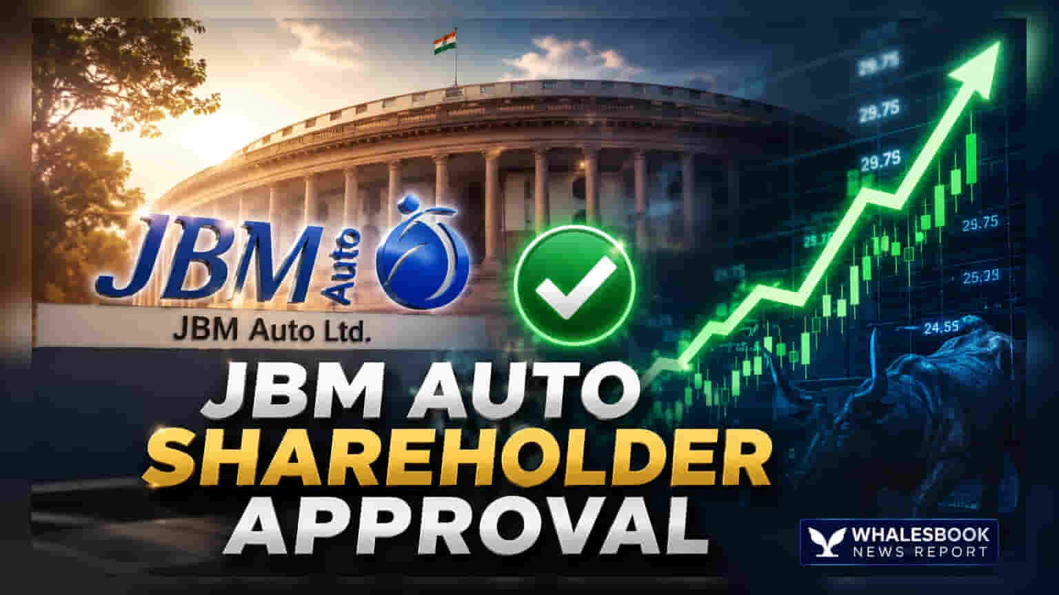 JBM Auto शेयरधारकों की मंजूरी! 12 प्रस्तावों पर लगी मुहर, कंपनी को मिली आर्थिक आजादी