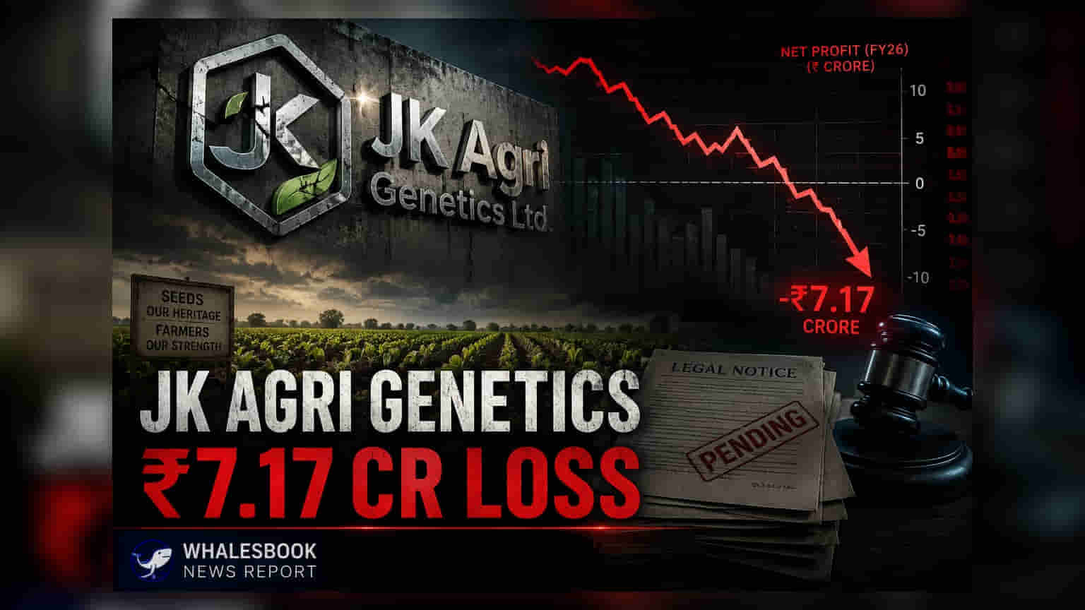 JK Agri Genetics Share Price: ₹7.17 કરોડનો ચોખ્ખો નુકસાન, શું છે કારણ?