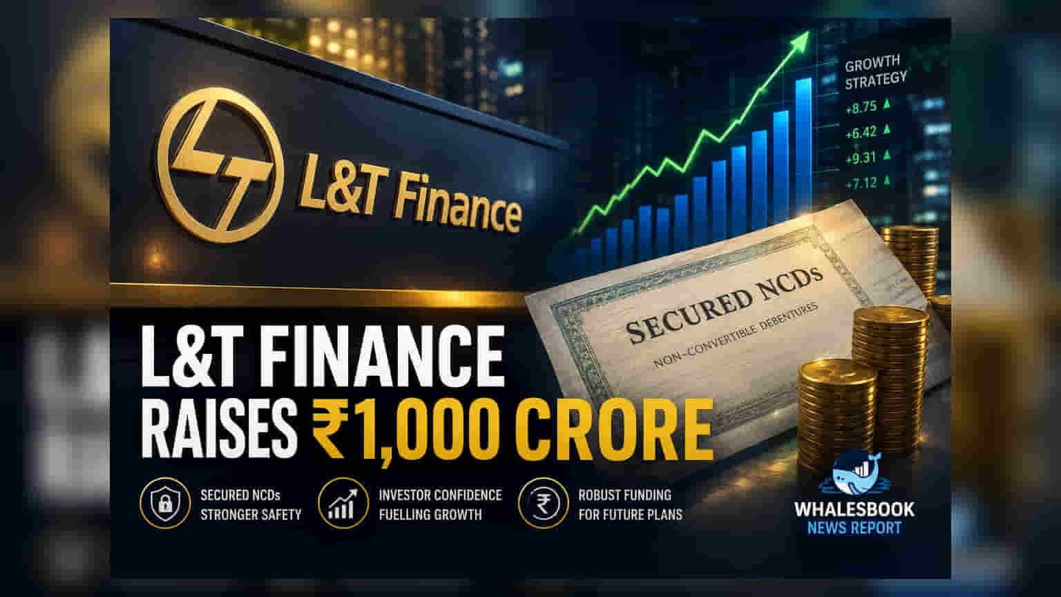 L&T Finance ਨੇ ₹1,000 ਕਰੋੜ ਜੁਟਾਏ: NCD ਜਾਰੀ ਕਰਕੇ ਕੰਪਨੀ ਨੇ ਕੀਤੀ ਵੱਡੀ ਫੰਡਿੰਗ