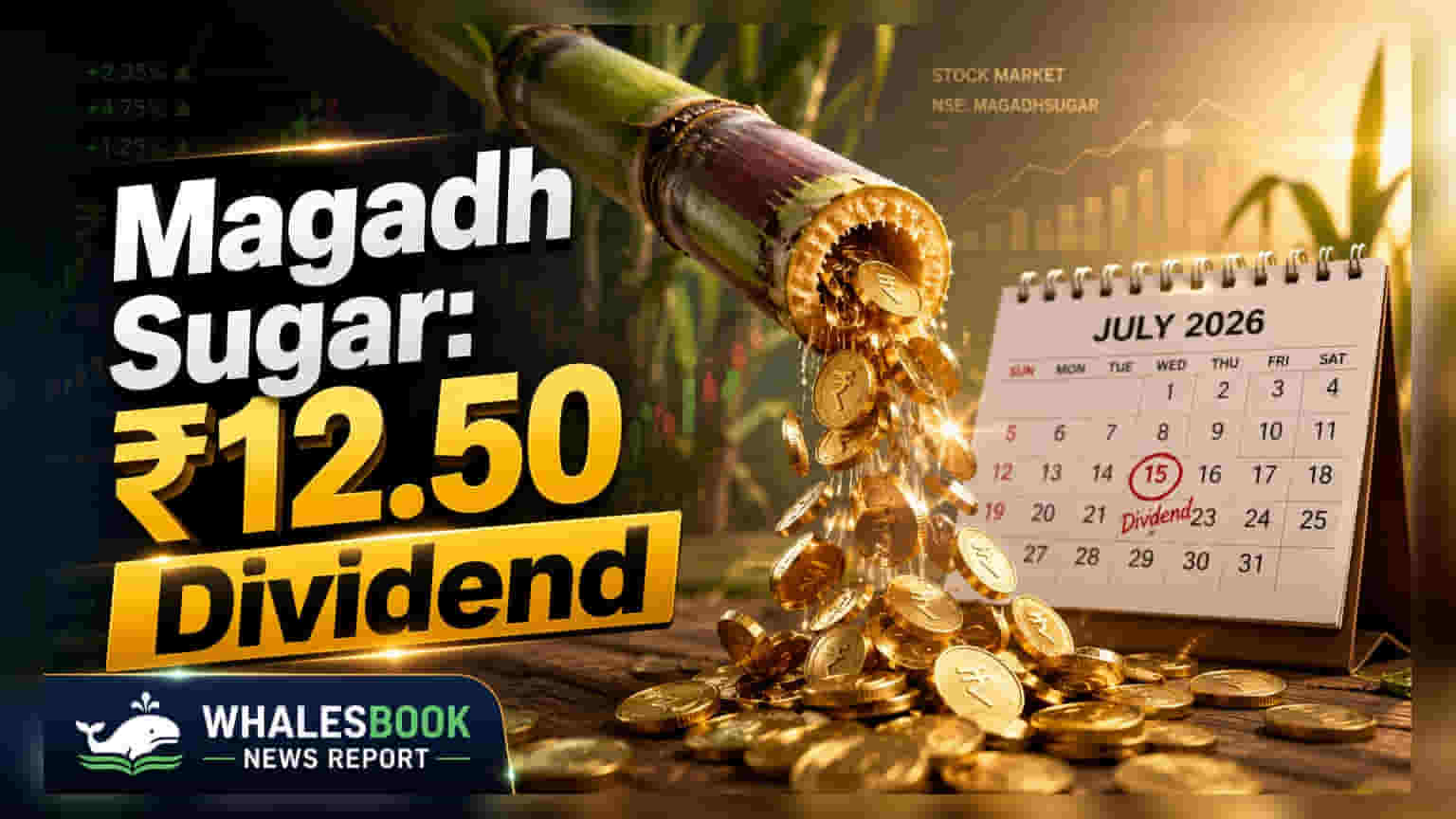 Magadh Sugar Share Price: શેરધારકોને ₹12.50 ડિવિડન્ડની ભેટ! AGM 29 જુલાઈ, 2026 ના રોજ