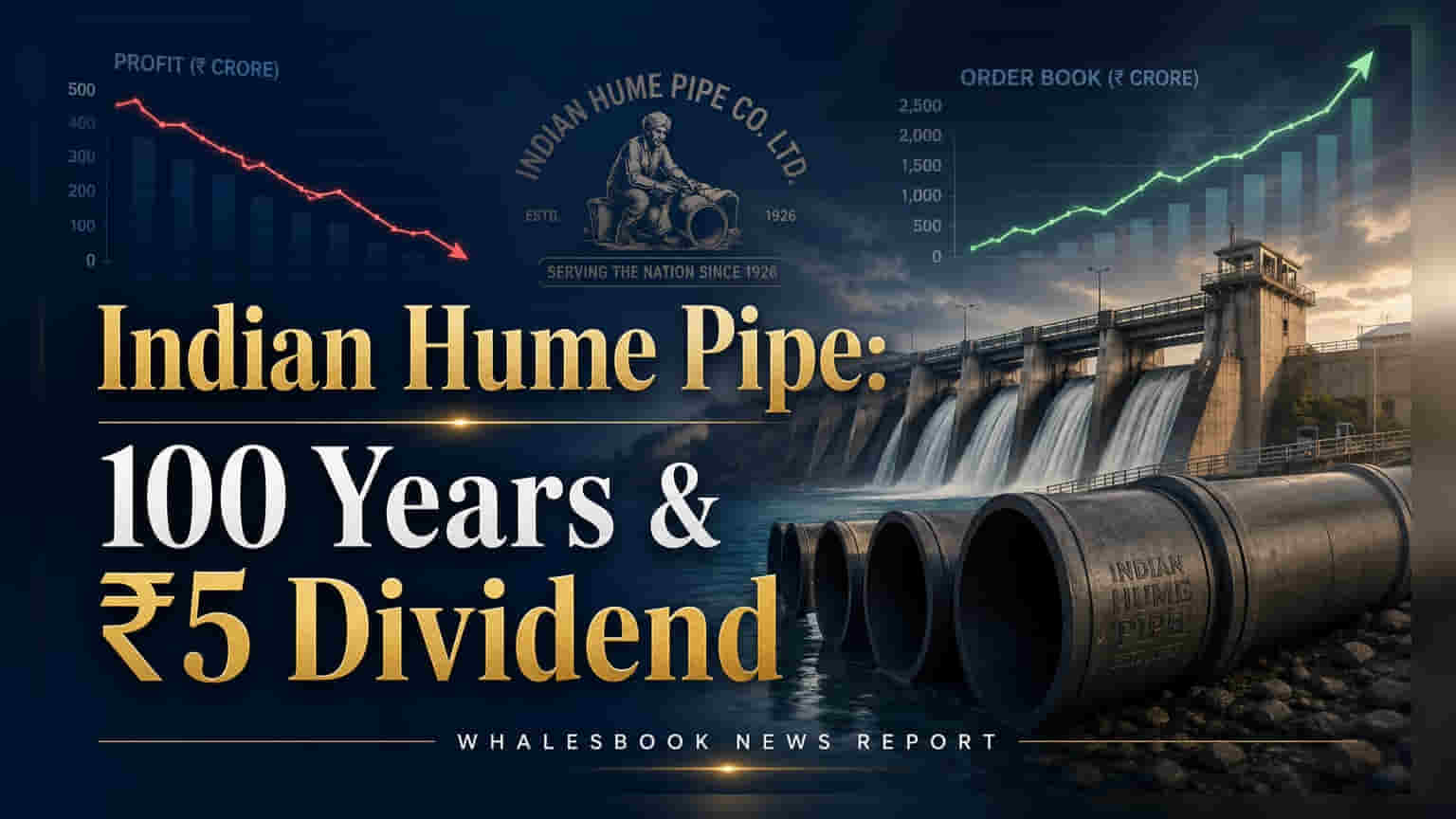 Indian Hume Pipe: 100 વર્ષની ઉજવણી, ₹5 ડિવિડન્ડની ભલામણ, ઓર્ડર બુક મજબૂત