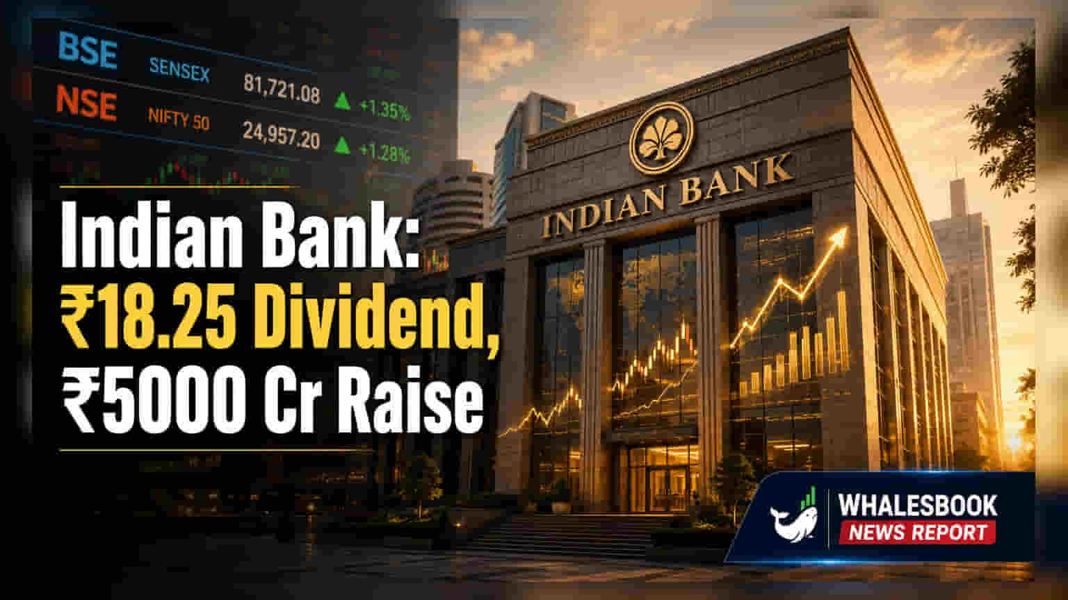 Indian Bank Approves ₹18.25 Dividend, ₹5,000 Crore Capital Raise Plan