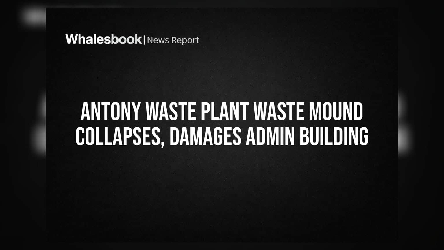 Antony Waste Plant मध्ये दुर्घटना! पावसामुळे कचऱ्याचा ढिग कोसळला, प्रशासकीय इमारत जमीनदोस्त