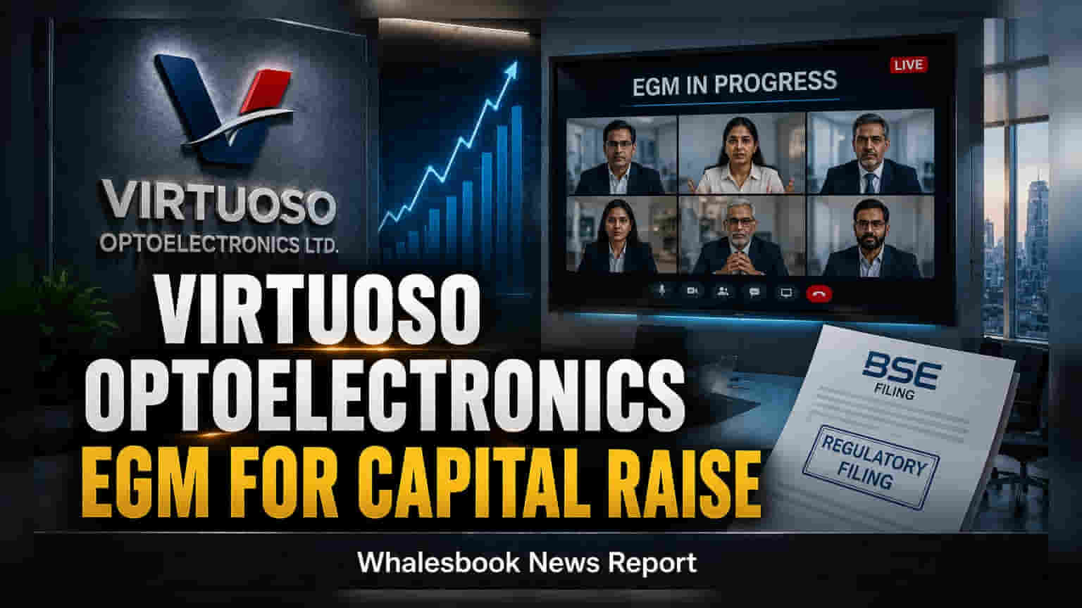 Virtuoso Optoelectronics Ltd: ਸ਼ੇਅਰਾਂ ਅਤੇ ਵਾਰੰਟ ਜਾਰੀ ਕਰਨ ਲਈ EGM