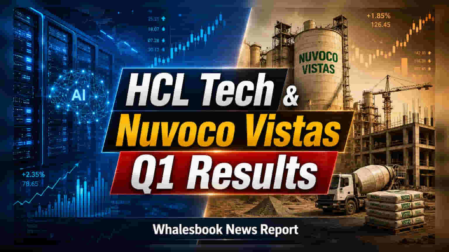 HCL Tech ਅਤੇ Nuvoco Vistas ਨੇ Q1 FY27 ਵਿੱਚ ਮਜ਼ਬੂਤ ਨਤੀਜੇ ਕੀਤੇ ਪੇਸ਼
