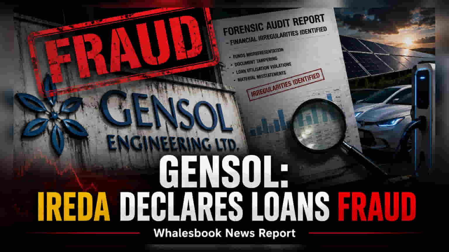 Gensol Engineering: IREDA ने कर्ज खाती 'फसवणूक' म्हणून घोषित केली; मोठे संकट