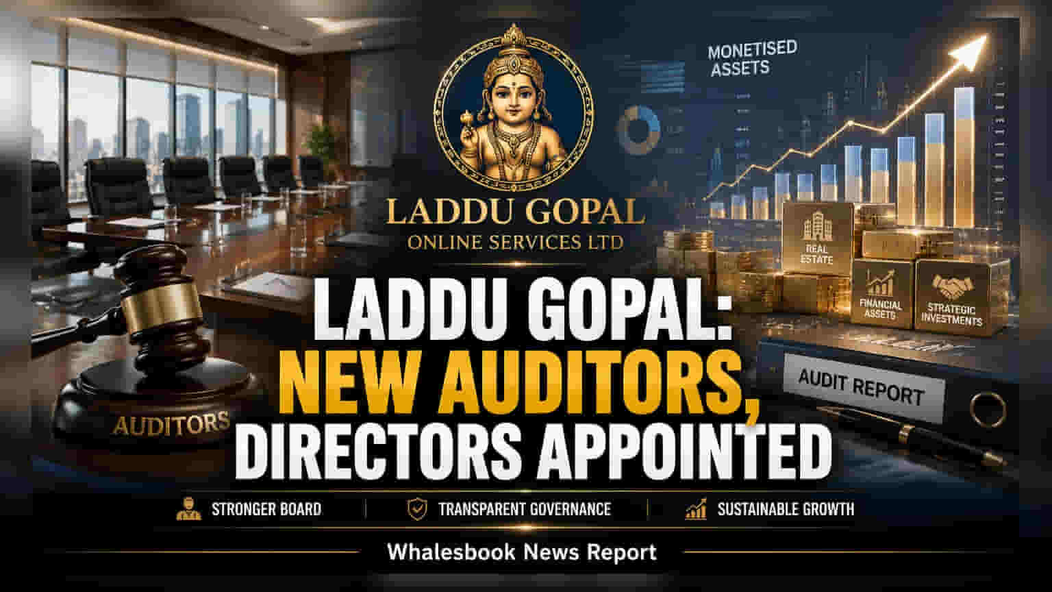Laddu Gopal Online Services Ltd: ऑडिटर्स आणि डायरेक्टर्समध्ये बदल, कंपनी घेणार मोठे निर्णय!