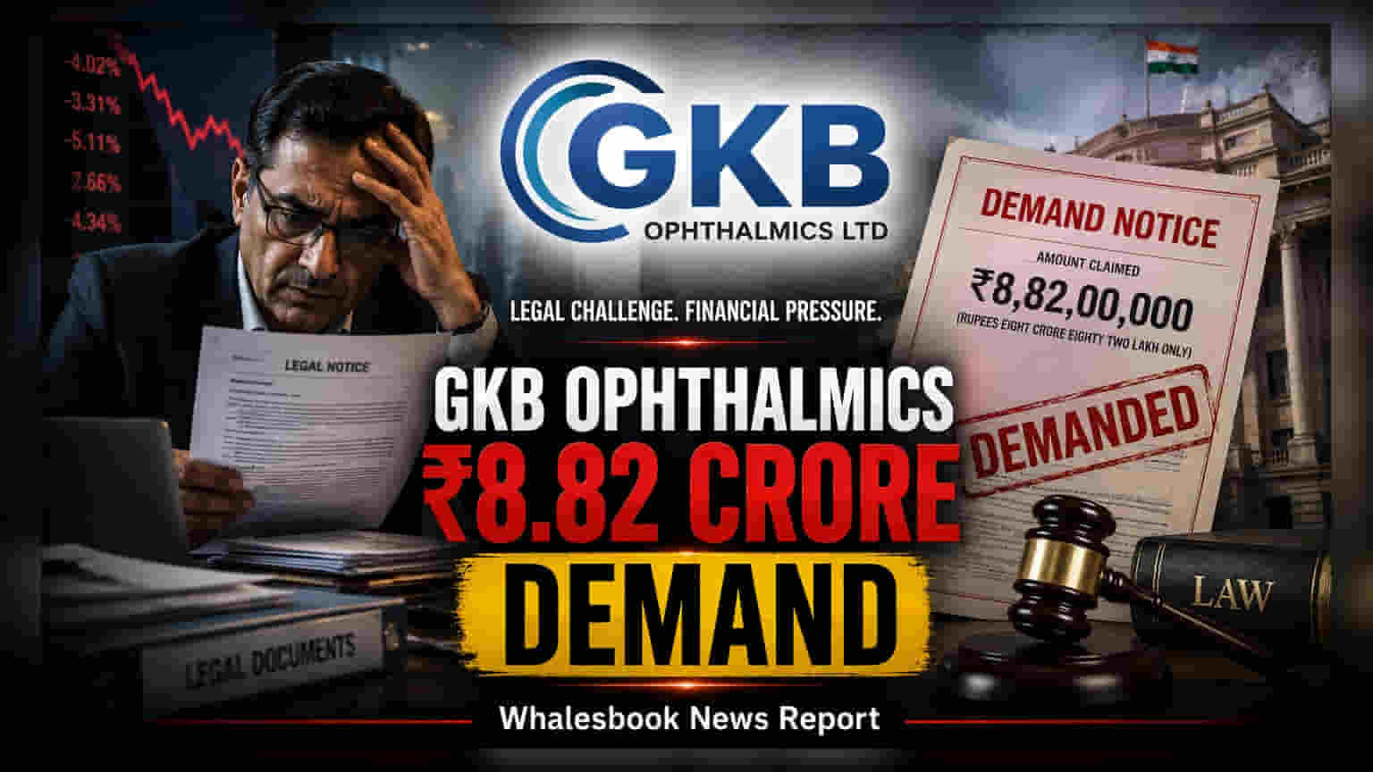 GKB Ophthalmics: ₹8.82 కోట్ల డిమాండ్తో కంపెనీకి నోటీసులు.. హైకోర్టును ఆశ్రయించిన సంస్థ