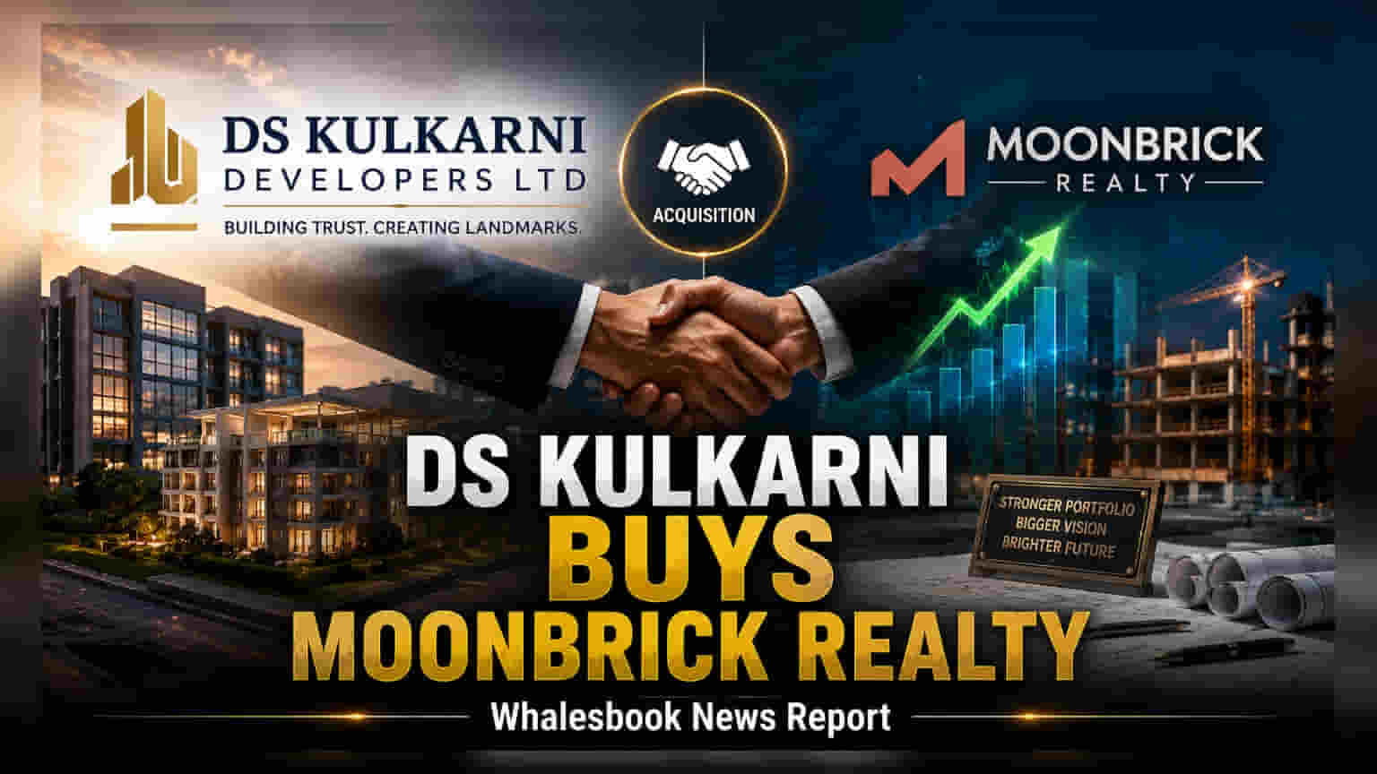 DS Kulkarni Developers: Moonbrick Realty-யின் 100% பங்குகளை வாங்கியது!