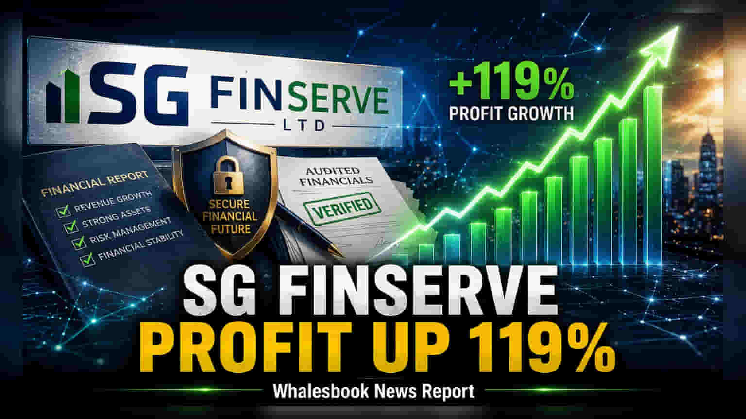 SG Finserve: லாபம் 119% அதிகரிப்பு! கடன் புத்தகம் ₹4,552 கோடியாக உயர்வு!
