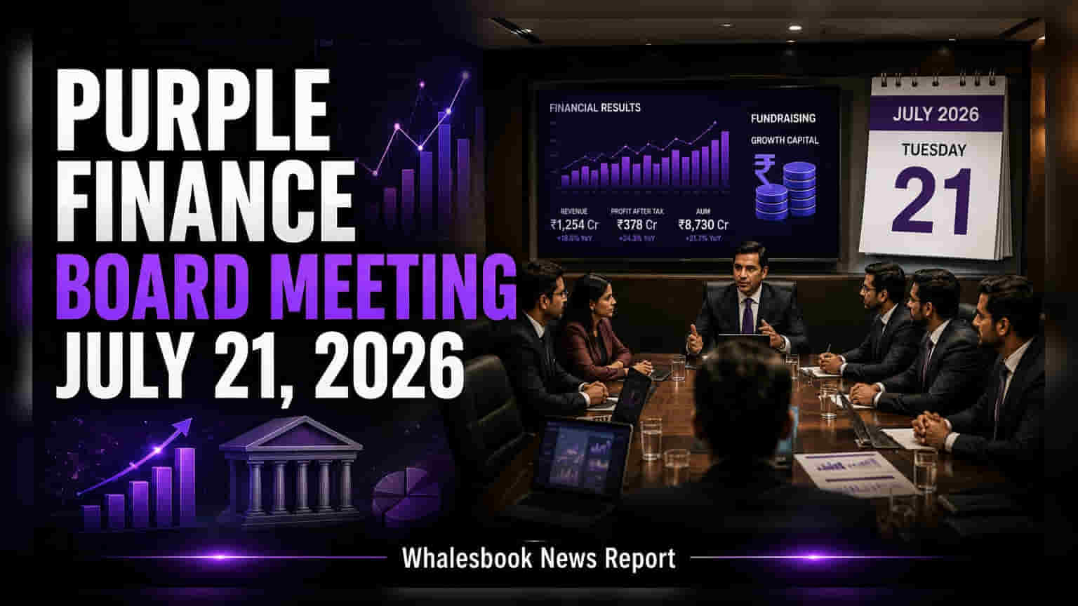 Purple Finance Ltd: २१ जुलैला बोर्ड बैठक, Q1 निकाल आणि निधी उभारणीवर चर्चा