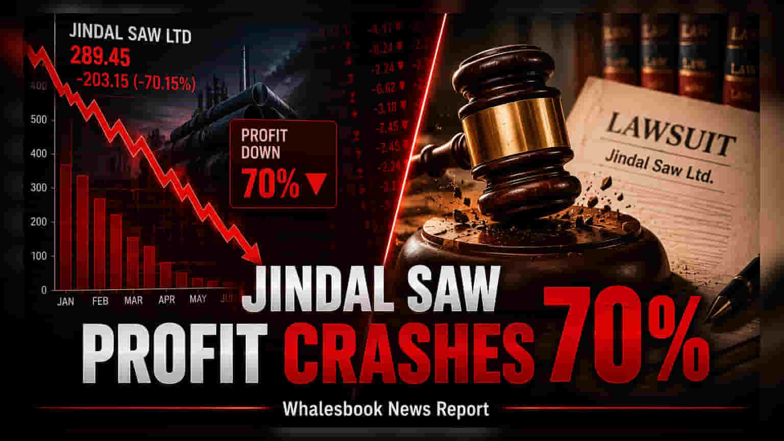 Jindal Saw के मुनाफे में 70% की भारी गिरावट! सब्सिडियरी JITF पर ₹1,891 Cr का कानूनी संकट