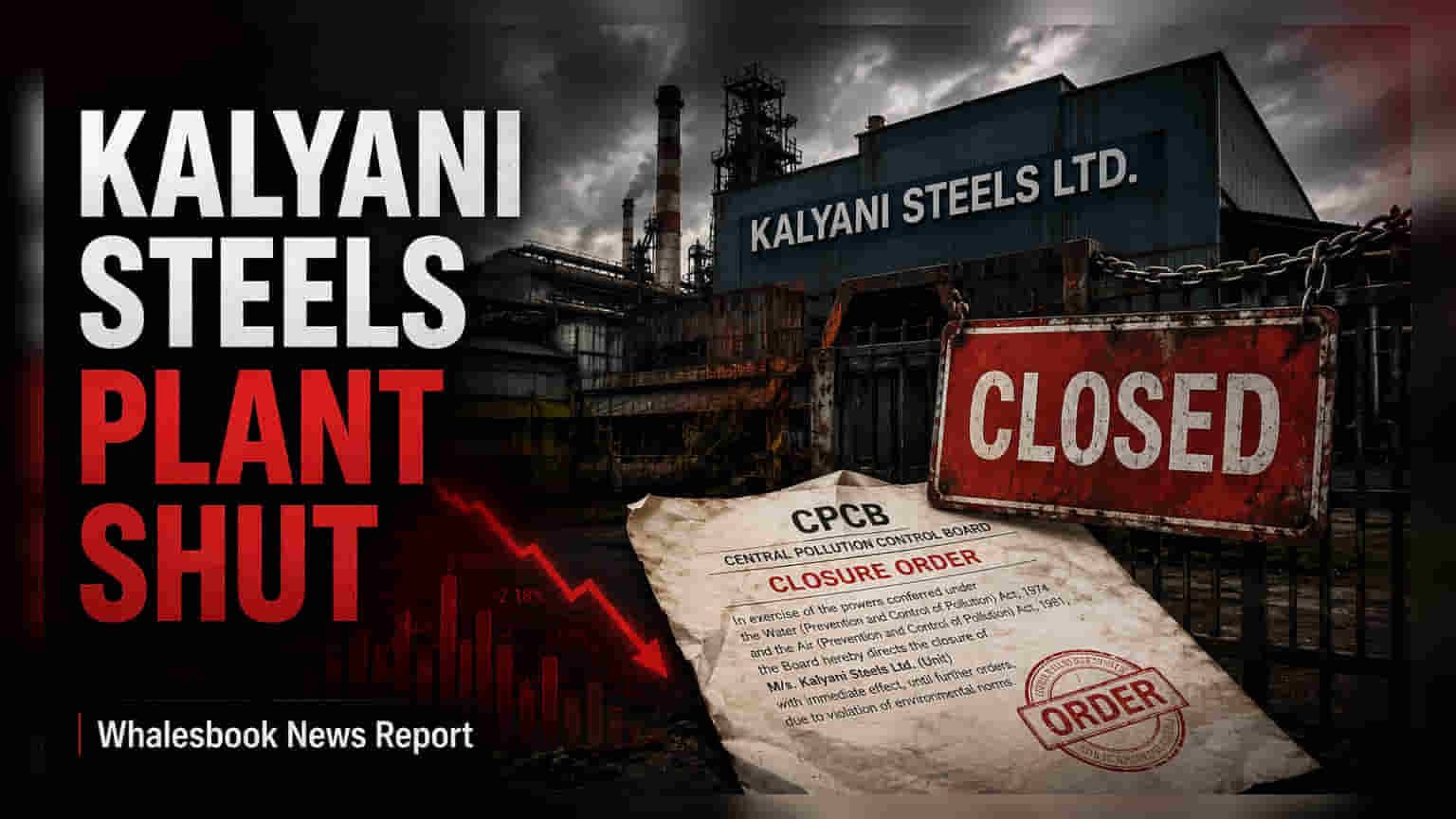 Kalyani Steels Plant Closure: केंद्रीय प्रदूषण नियंत्रण मंडळाचा आदेश, कंपनी अडचणीत!
