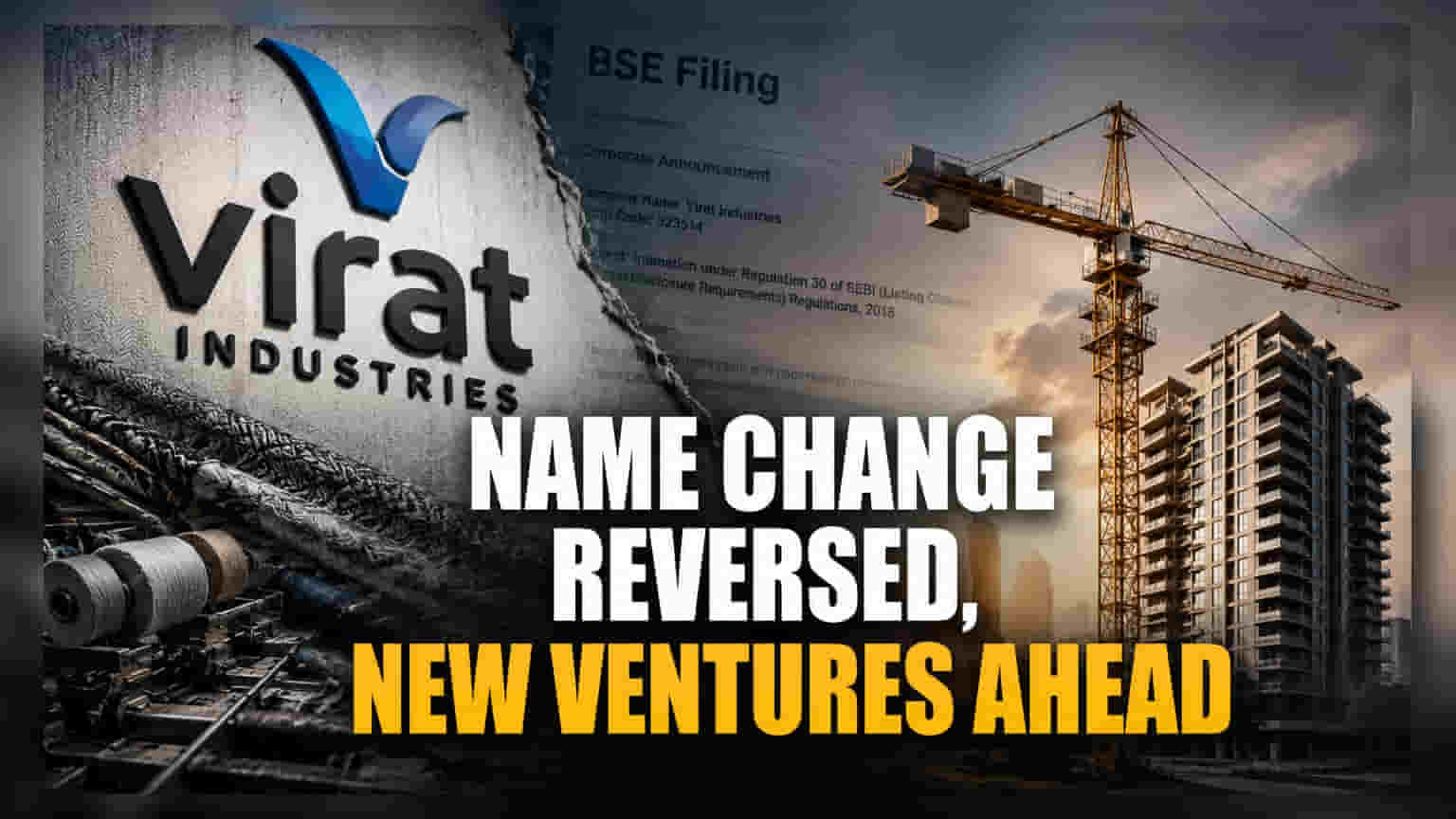 Virat Industries Rescinds Name Change, Eyes Real Estate Expansion at AGM