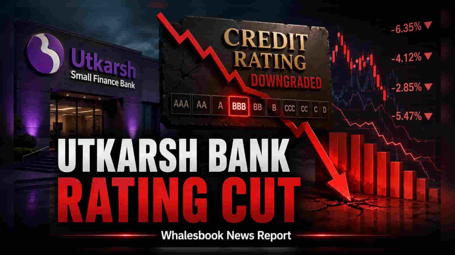 Utkarsh Small Finance Bank's Debt Rating Downgraded by CARE Ratings