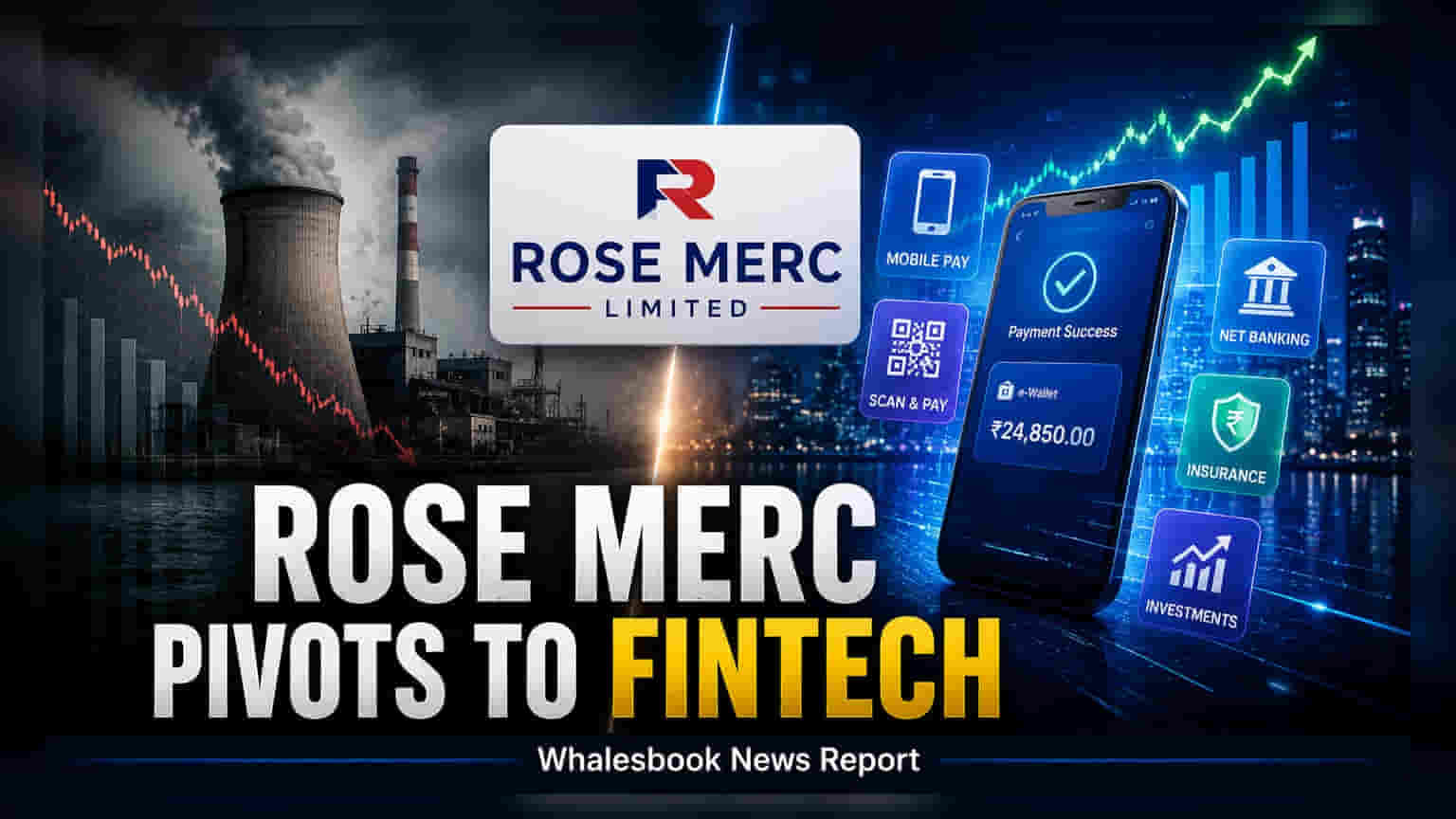 Rose Merc Ltd pivots to FinTech, raises capital via shares and warrants