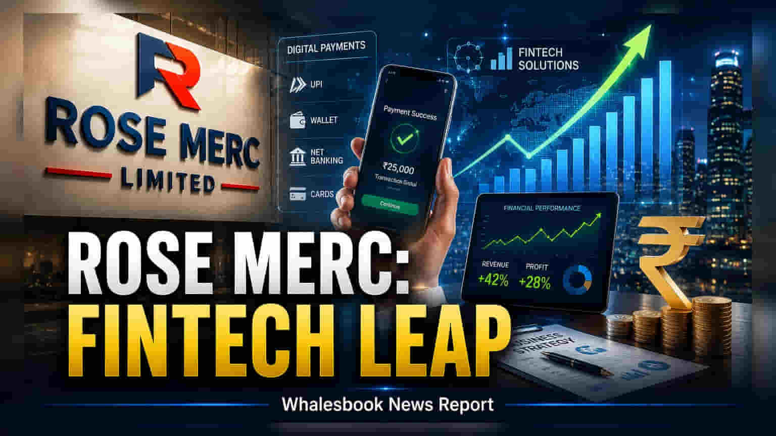 Rose Merc Ltd Plans FinTech Pivot, Raises Capital Via Equity and Warrants