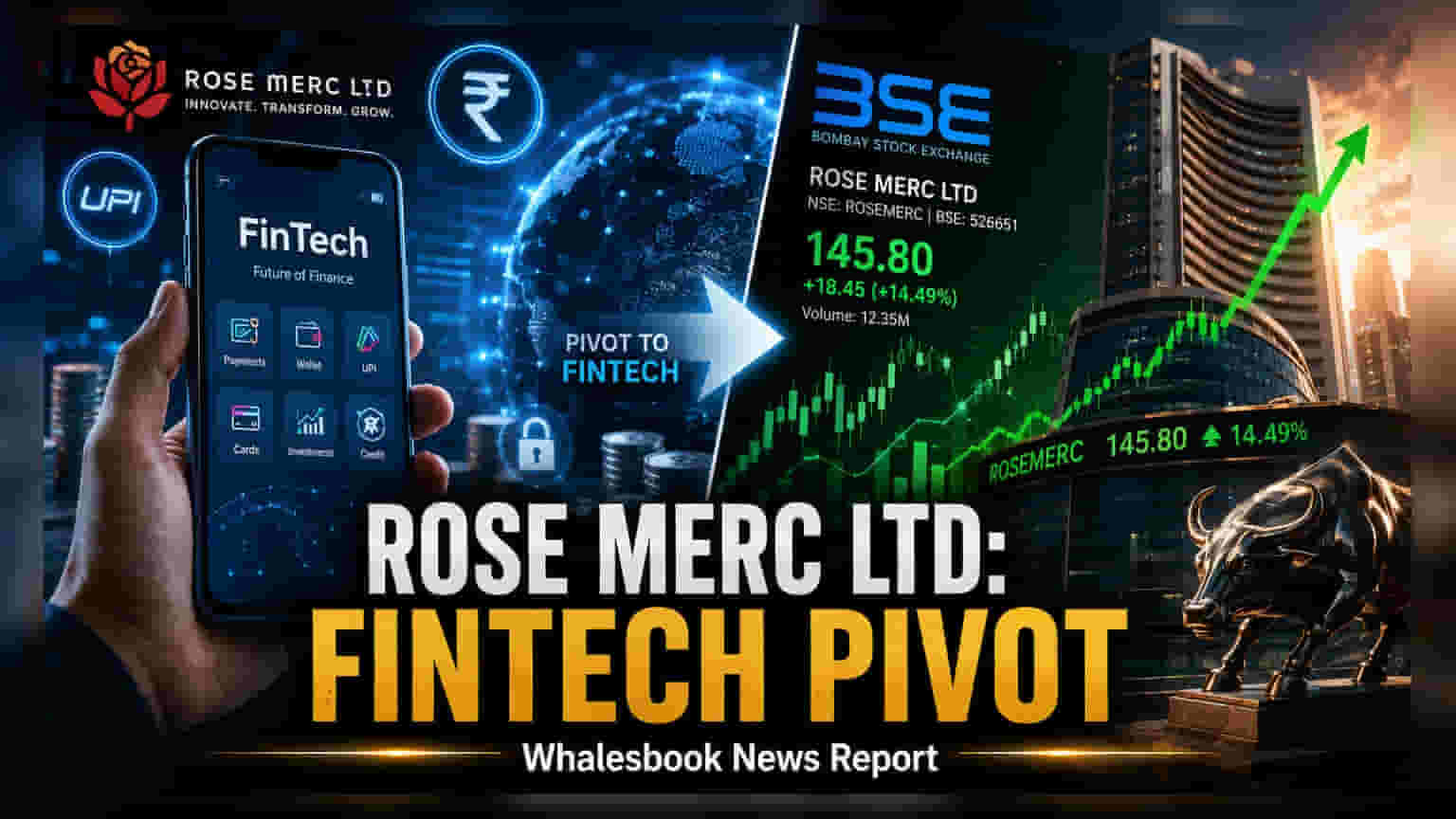 Rose Merc Ltd to Raise Capital, Pivot to FinTech Business