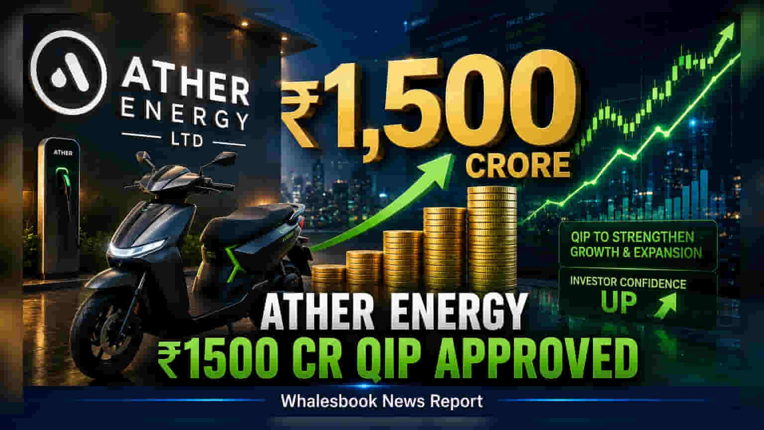 Ather Energy gets shareholder nod to raise up to ₹1,500 crore via QIP