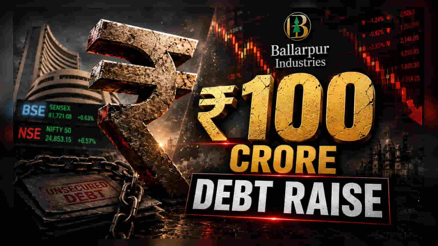 Ballarpur Industries Share: કંપની ₹100 કરોડનું દેવું ઉભું કરશે, રોકાણકારો માટે જાણવા જેવી વાત