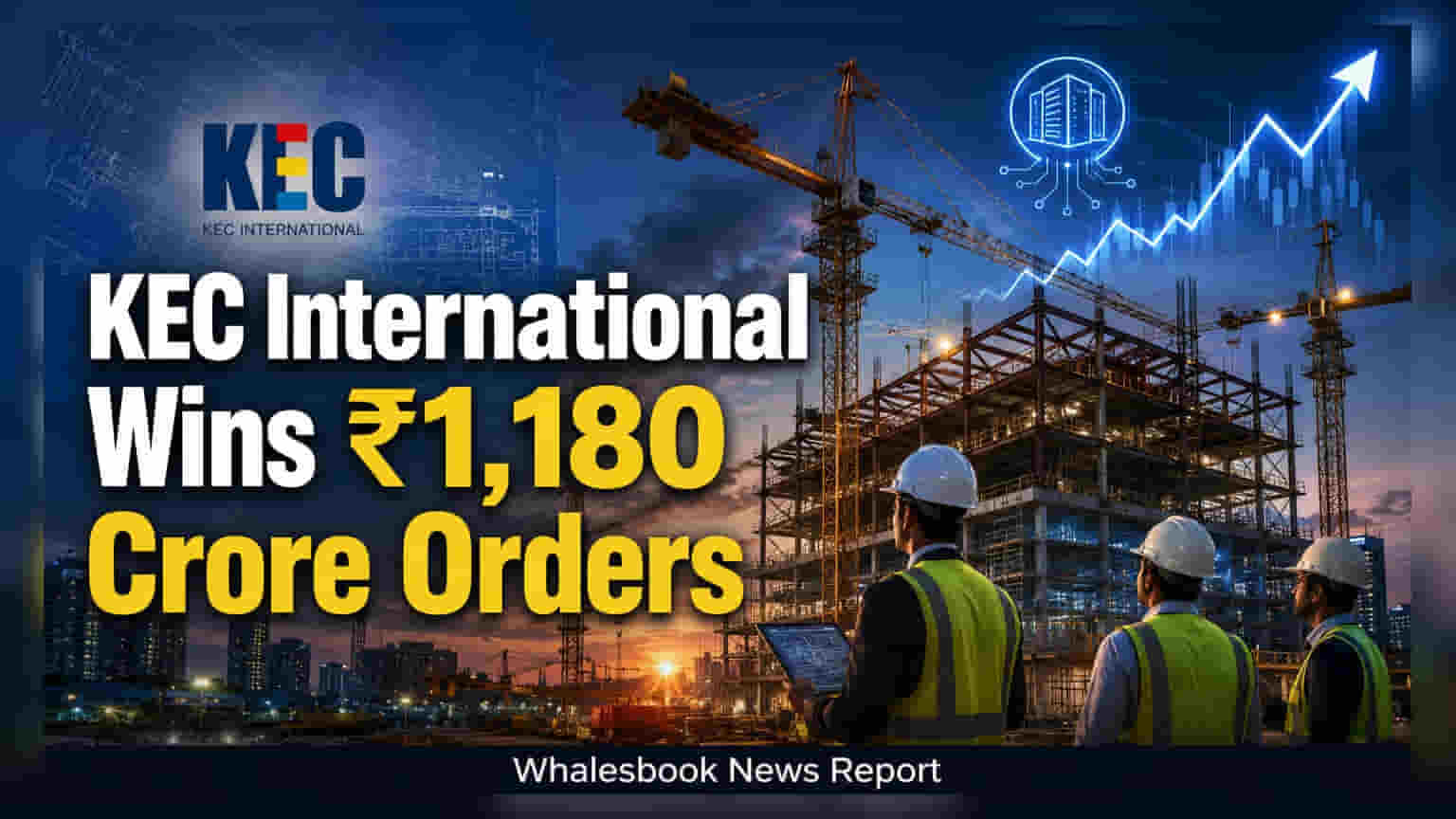KEC International Secures ₹1,180 Crore in New Orders; Data Centre Project Noted