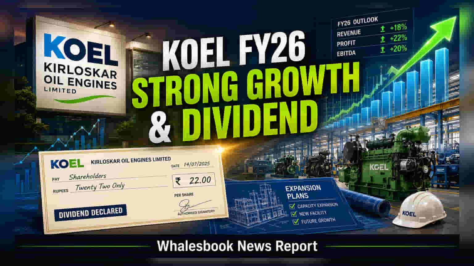 Kirloskar Oil Engines: निवेशकों की बल्ले-बल्ले! कंपनी ने घोषित किया 350% डिविडेंड, शानदार नतीजे