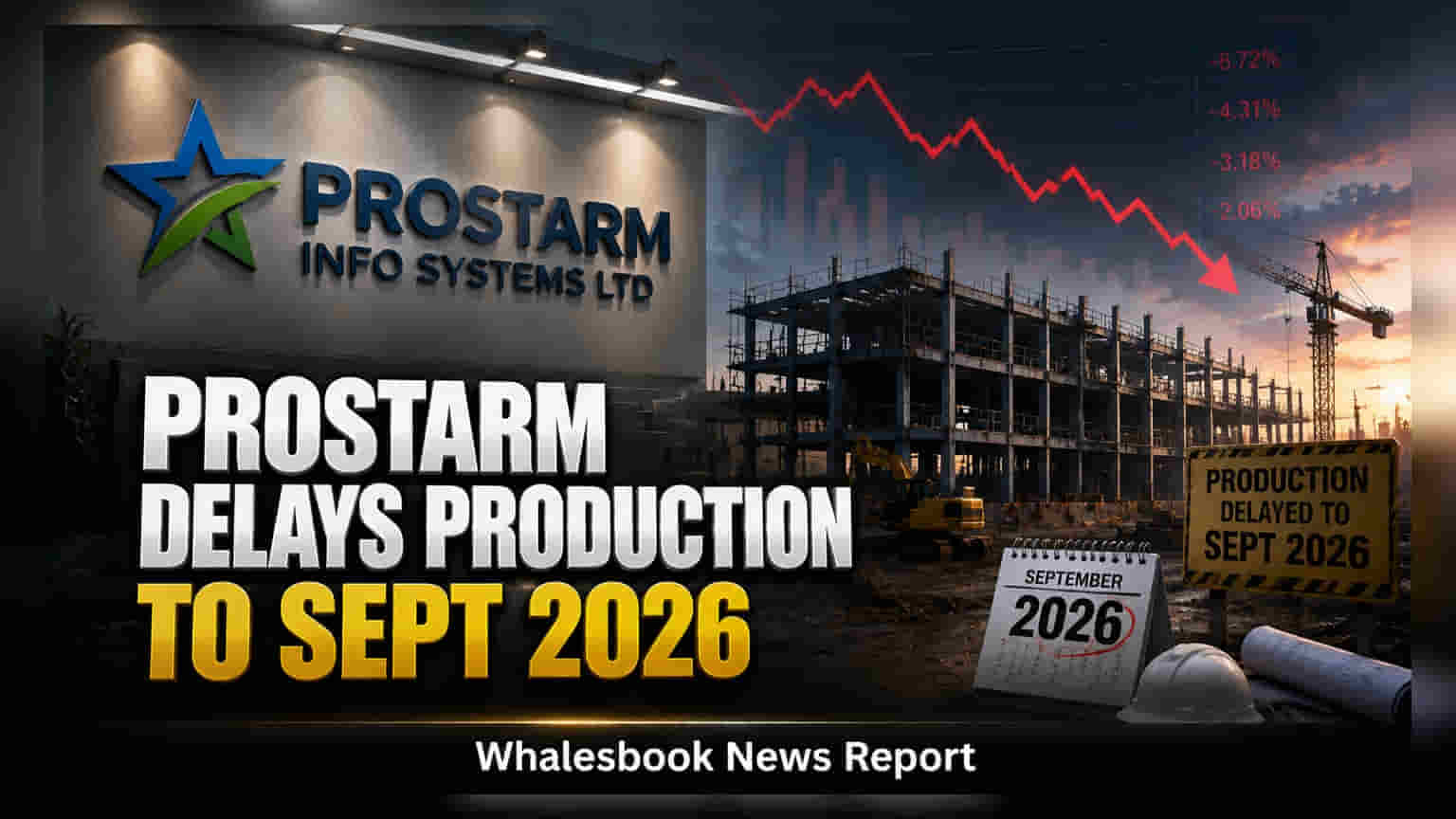 Prostarm Info Systems: उत्पादन सुरू होण्यास विलंब, नवे लक्ष्य सप्टेंबर २०२६