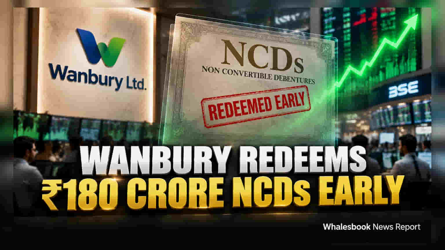Wanbury Ltd to Fully Redeem ₹180 Crore NCDs Early