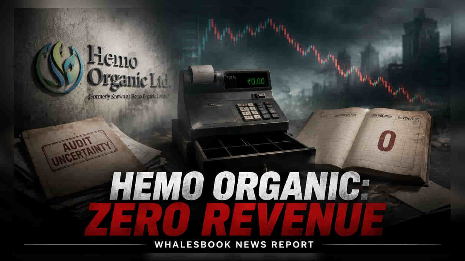 Hemo Organic Ltd Reports Zero Revenue, Net Loss of ₹7.42 Lakhs